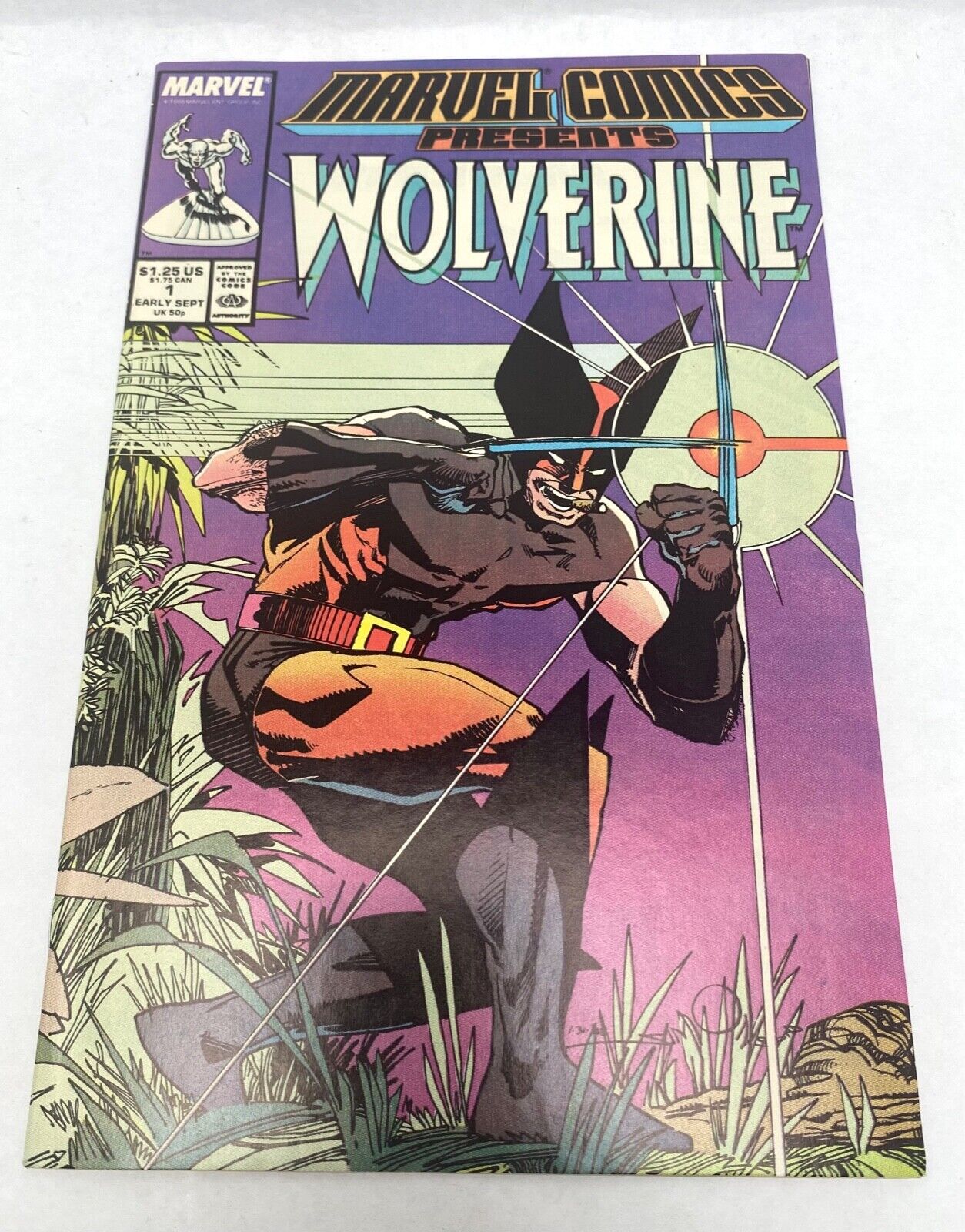 Marvel Comics Presents #1 Wolverine 1988 Vintage Comic Book High Grade VF