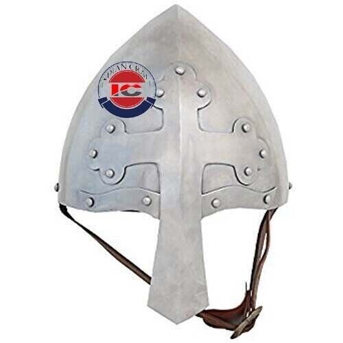 Medieval Knight Normal Saxon Nasal Helmet SCA Larp Reenactment