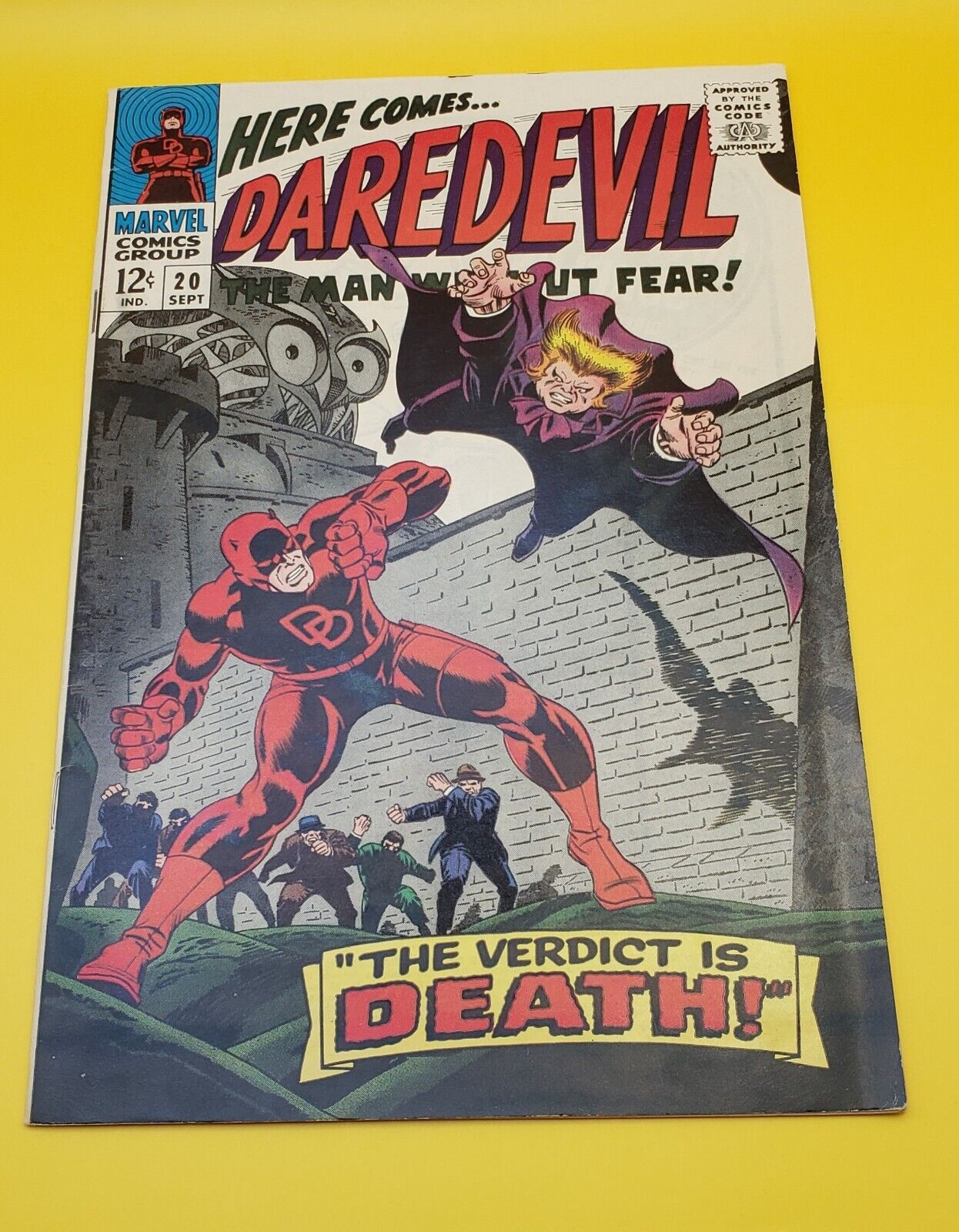 Daredevil #20 Owl Appearance Marvel Comics 1966 Stan Lee & John Romita FN+/VF-
