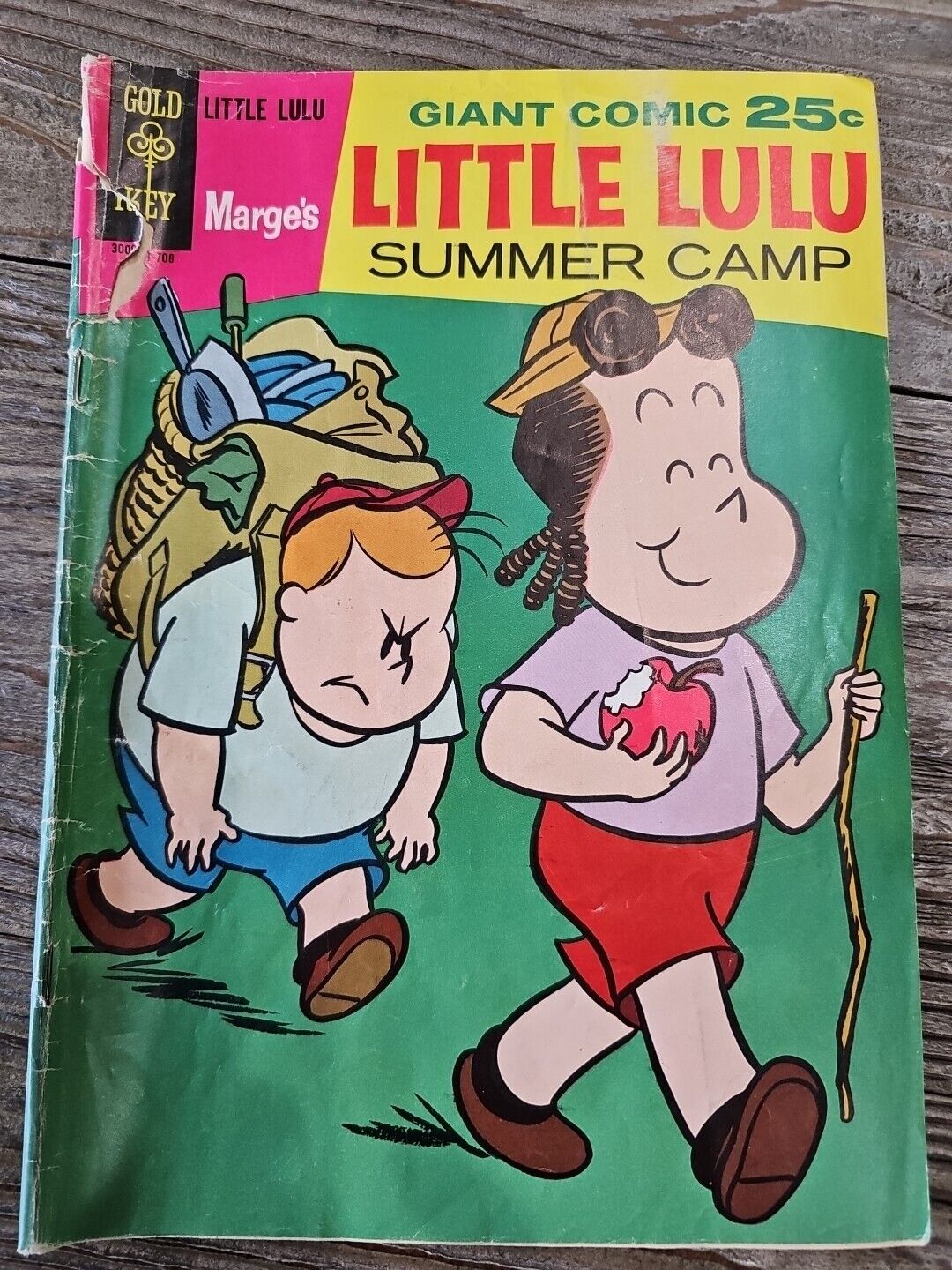 MARGE\'S LITTLE LULU SUMMER CAMP #1 1958 Gold Key Thick Comic Books