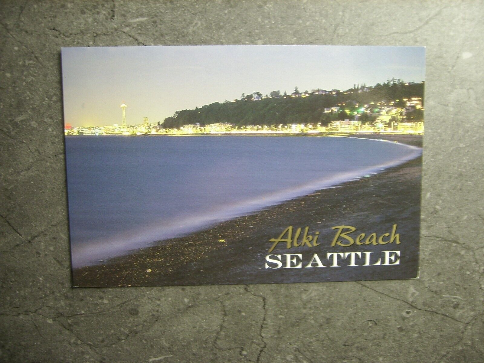 Alki Beach Seattle Washington Postcard Unposted
