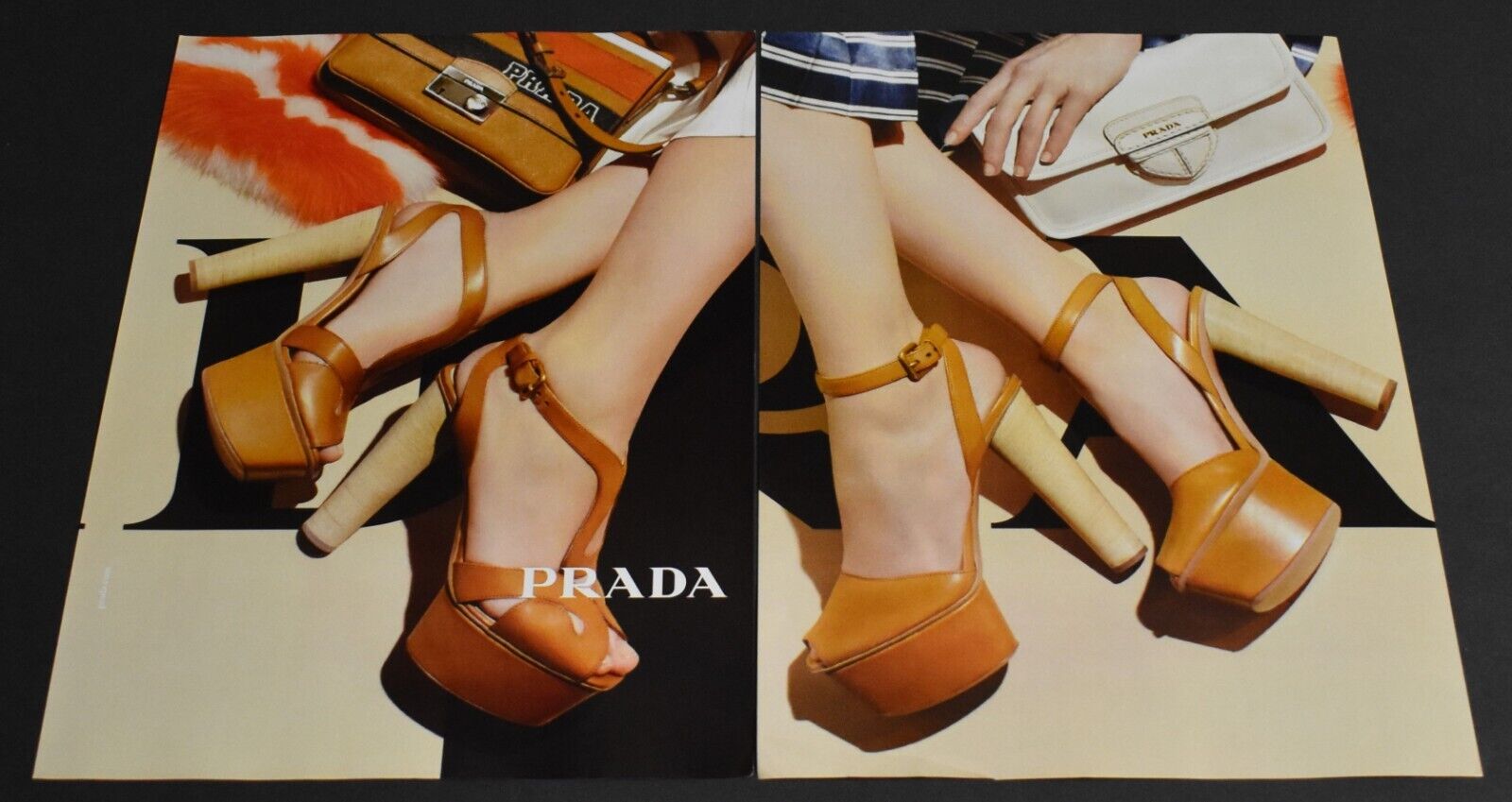 2011 Print Ad Sexy Heels Long Legs Fashion Lady Prada Feminine Elegant Art Style