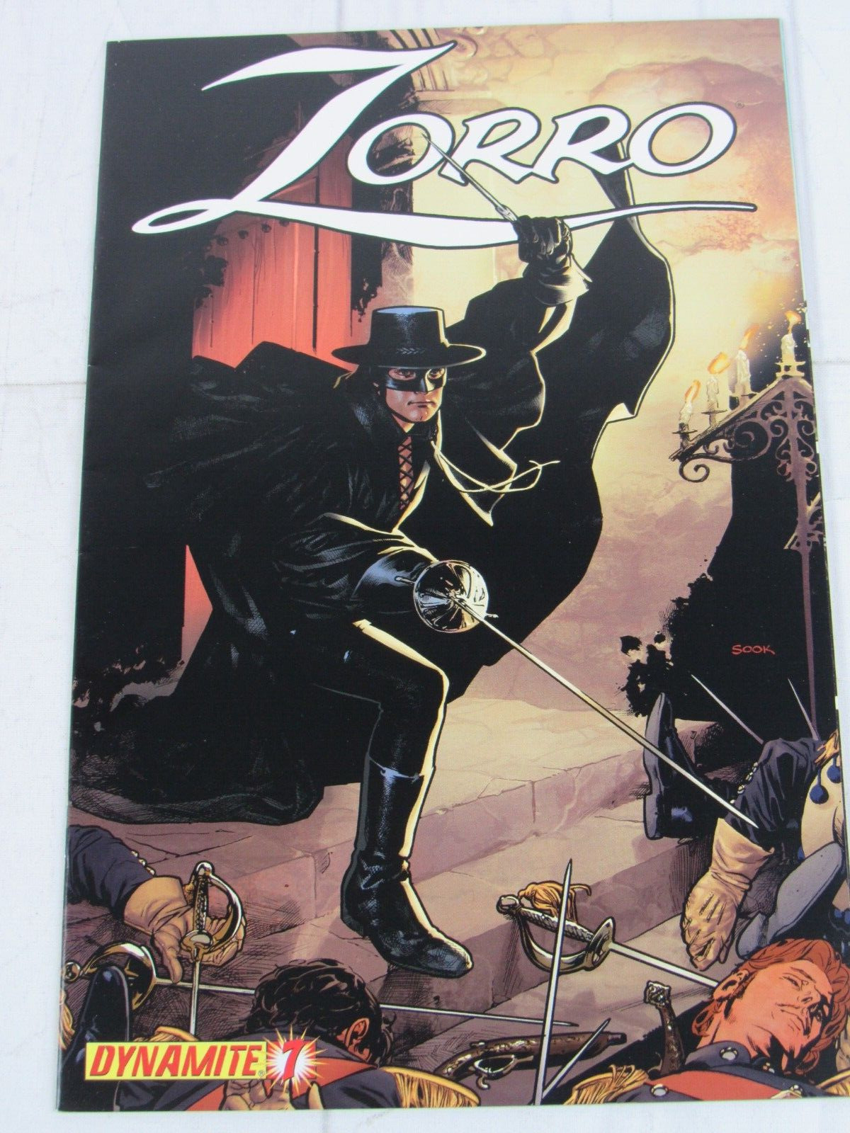 Zorro #7b Sept. 2008 Dynamite Entertainment Ryan Sook Variant