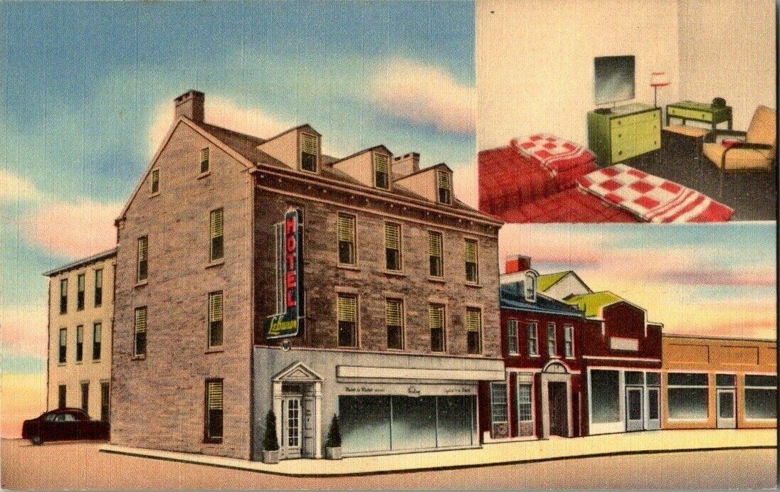 1940\'S. HOTEL LEBANON. LEBANON, PA. POSTCARD CK5