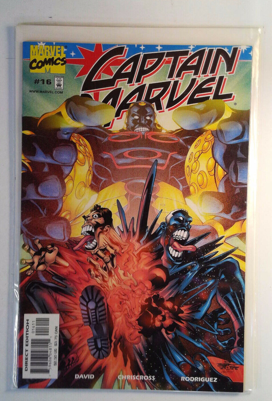 2001 Captain Marvel #16 Marvel 9.2 NM- Comic Book