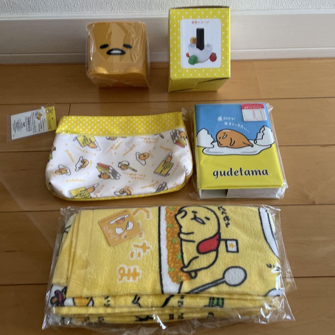 Gudetama 6 Items Sanrio Daily Necessities Miscellaneous Goods