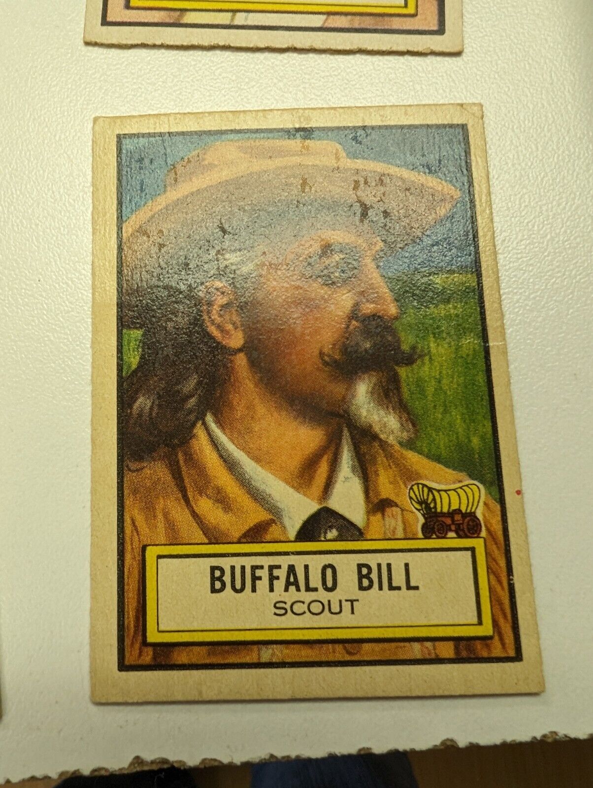 1952 Topps Look n See Buffalo Bill Cody #54 In VG Condition. Creased