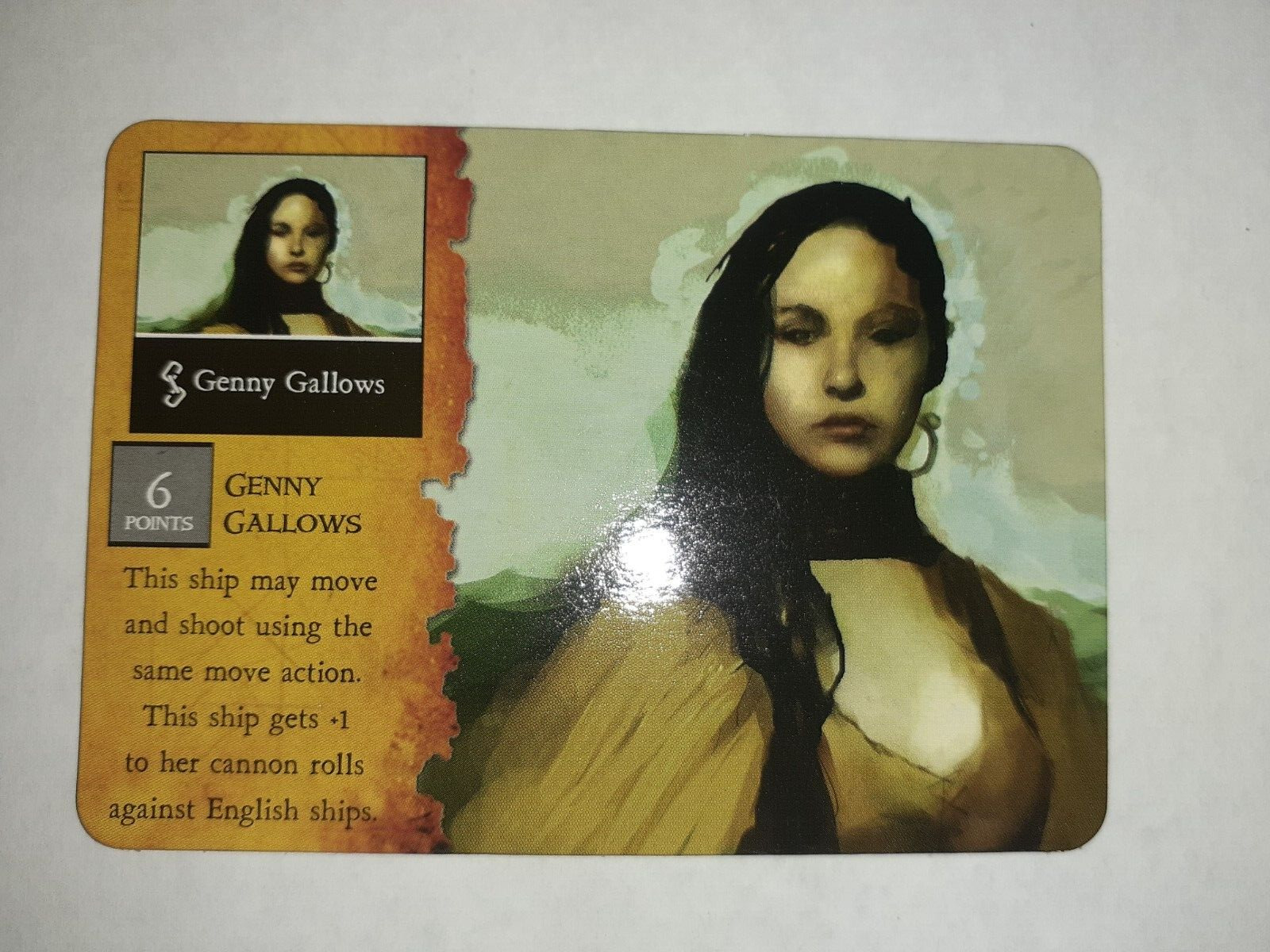 Wizkids Pirates CSG Barbary Coast Genny Gallows LE Promo Crew Card Rare