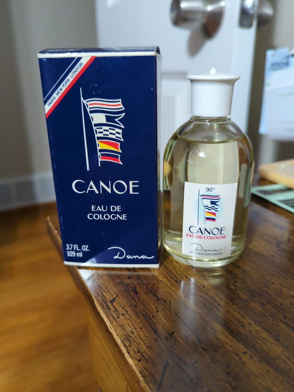 Vintage New Dana CANOE 90 Degree Eau De Cologne Splash 3.7 oz/109m 