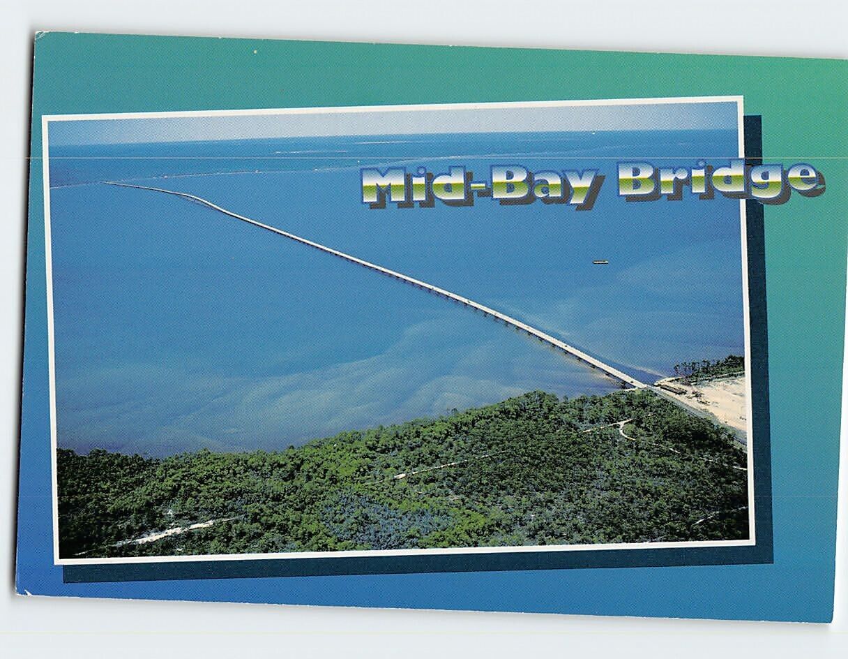 Postcard Mid-Bay Bridge, Florida
