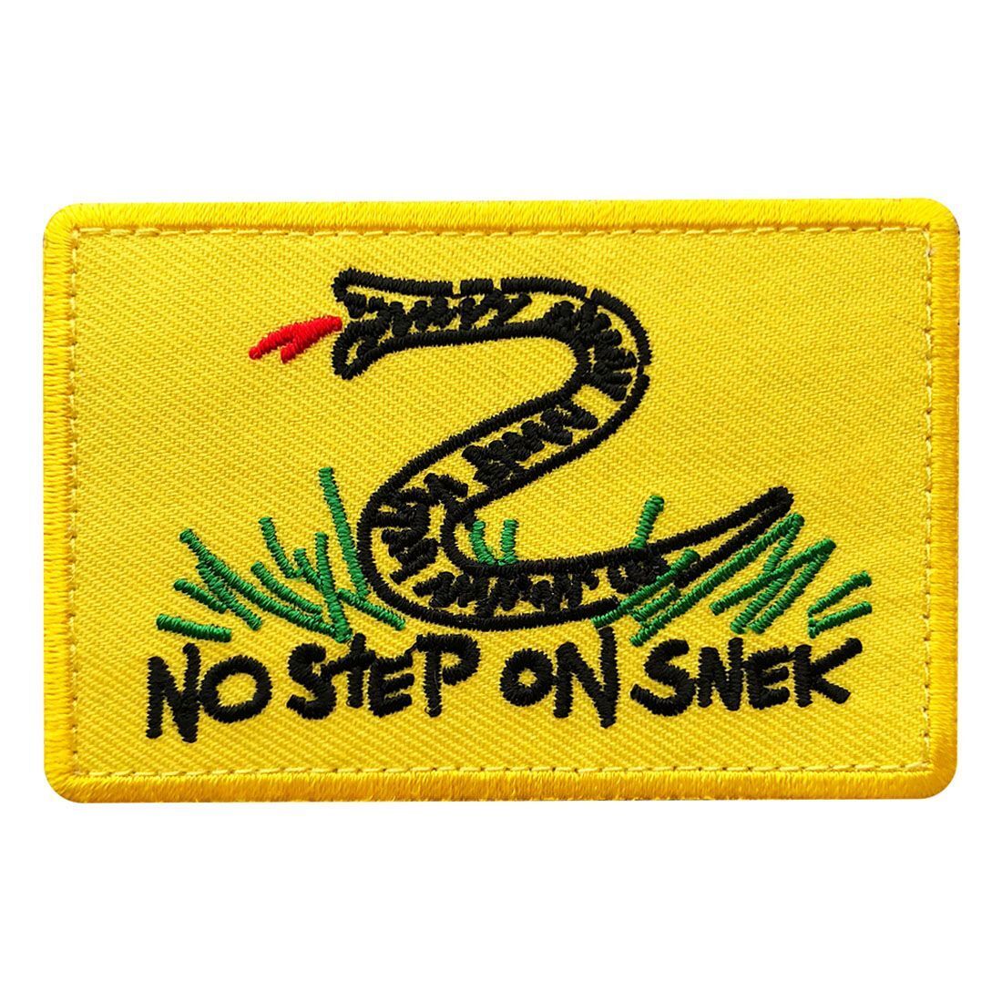 No Step on Snek Tactical Patch [3.0 X 2.0-Hook fastener SN-2]