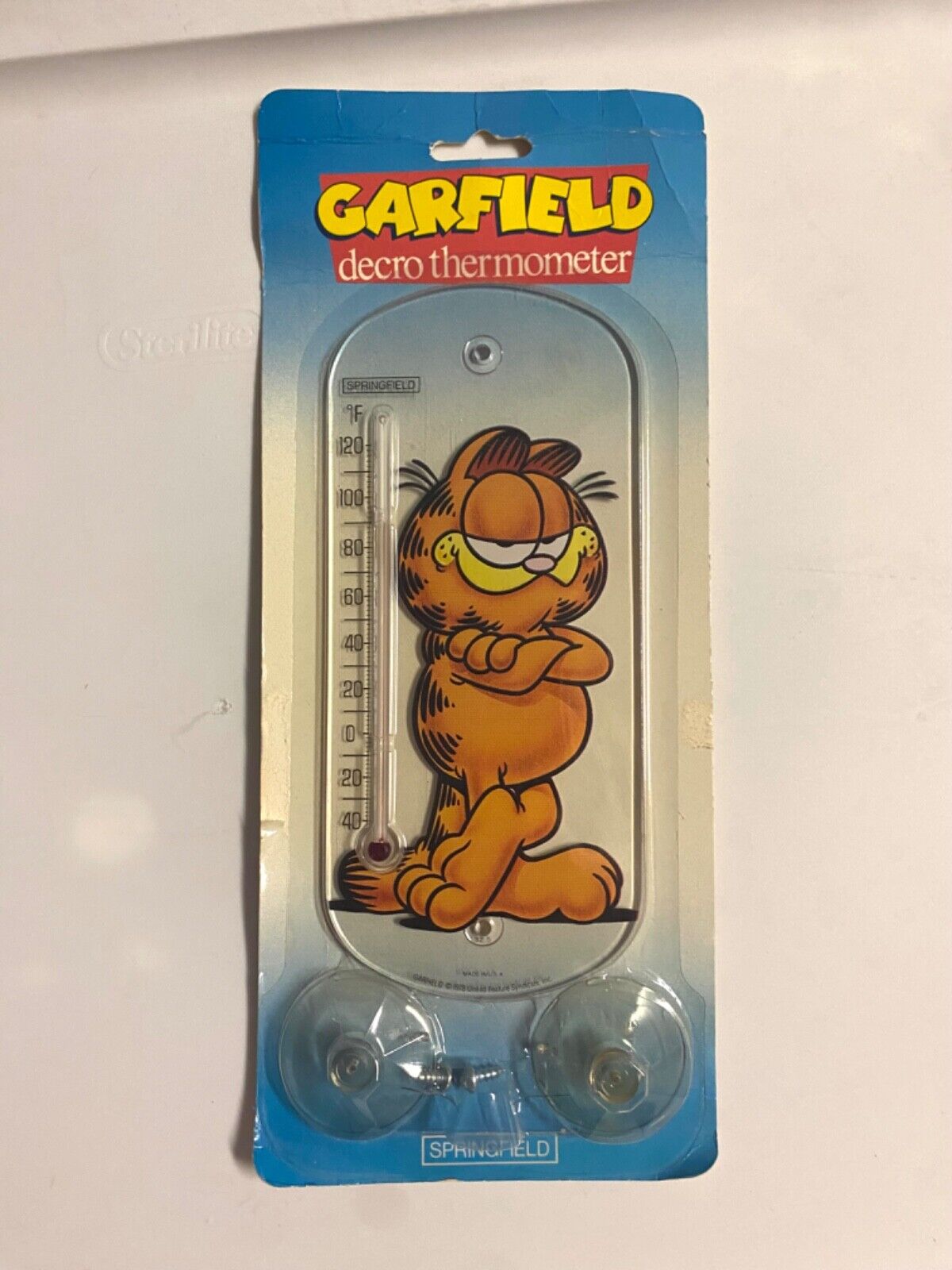Vintage Garfield Springfield decro Thermometer