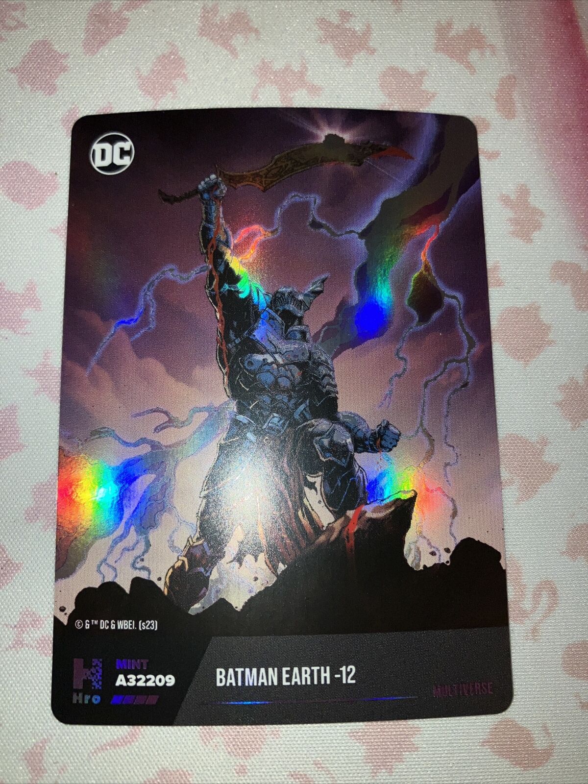 Batman Earth -12 DC Hybrid Trading Card 2023 Chapter 3 Epic Holo
