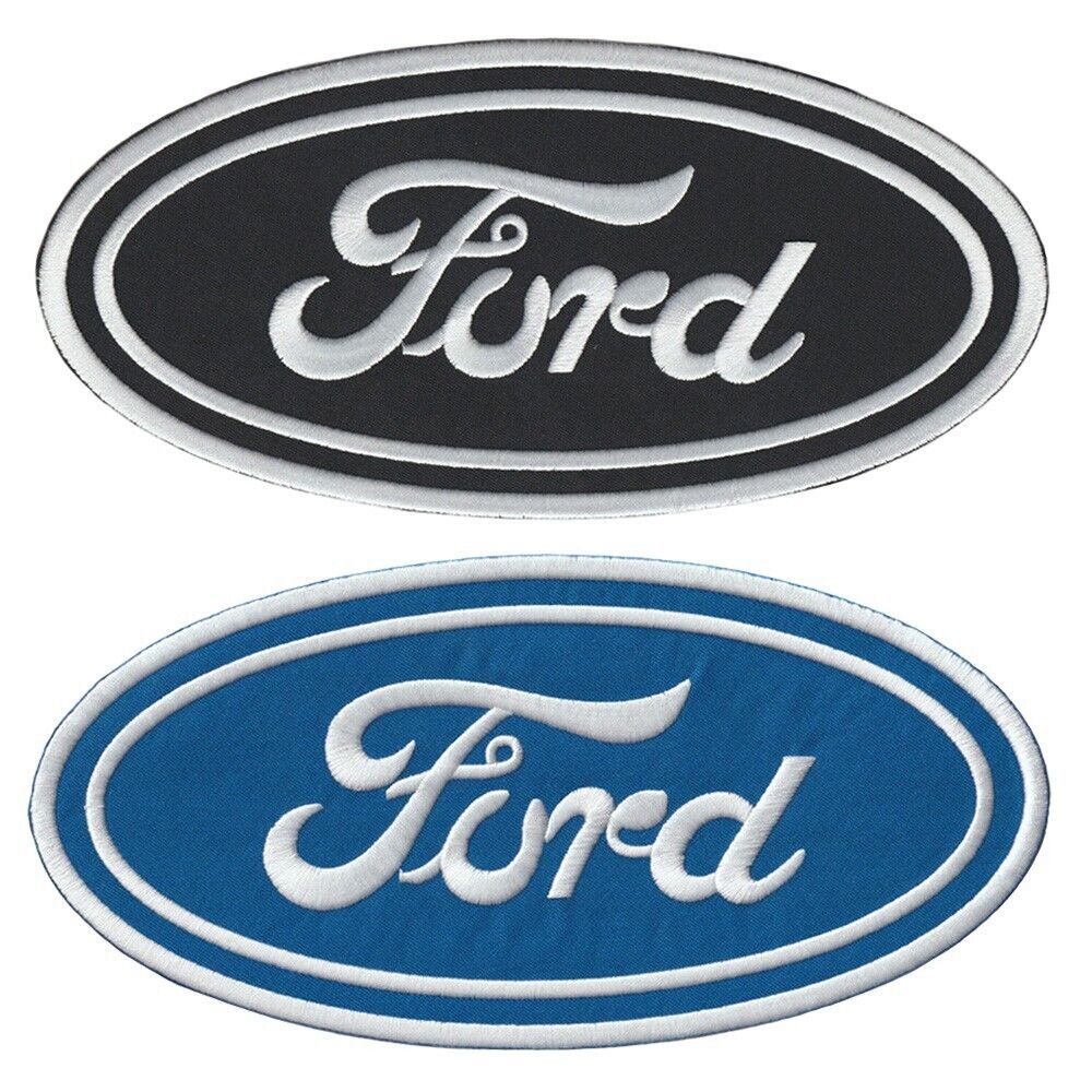 2 pcs Ford Black and Blue Color Car Truck Logo Size 11.5\