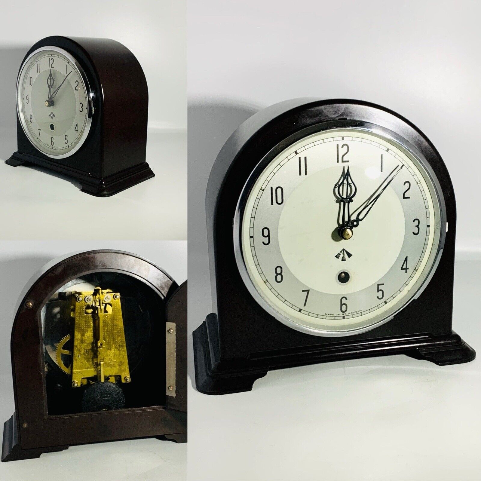 Fabulous 1950’s Smiths RAF, Army Or Royal Navy Bakelite Military Office Clock