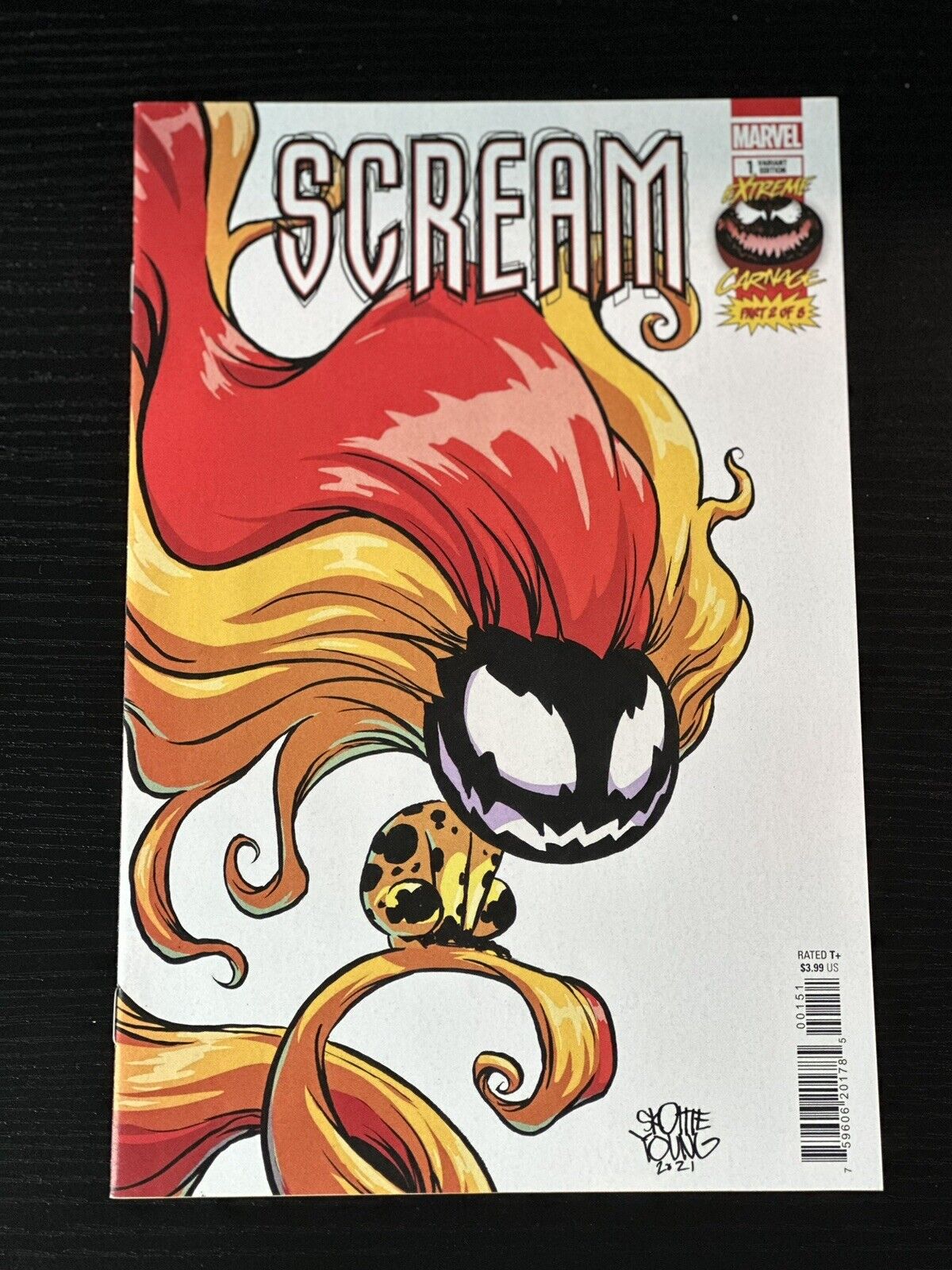 Marvel Comics EXTREME CARNAGE: SCREAM #1 SKOTTIE YOUNG Variant Cover