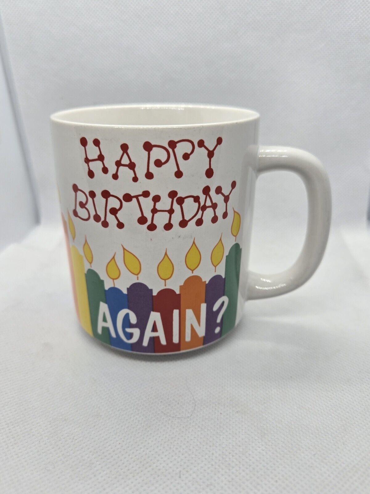 Norcrest Happy 39th Birthday Again Vintage Mug Cup Defects In Pictures