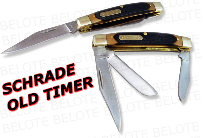 Schrade Old Timer Middleman 3-Blade Pocket Knife 34OT