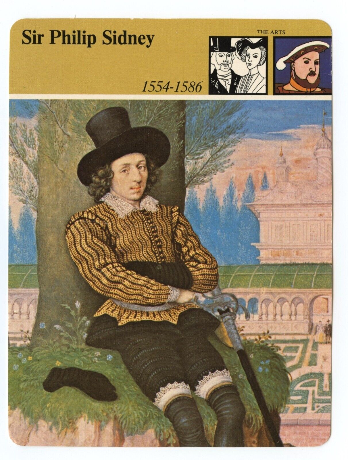 Sir Philip Sidney - The Arts Edito Service British Heritage Card