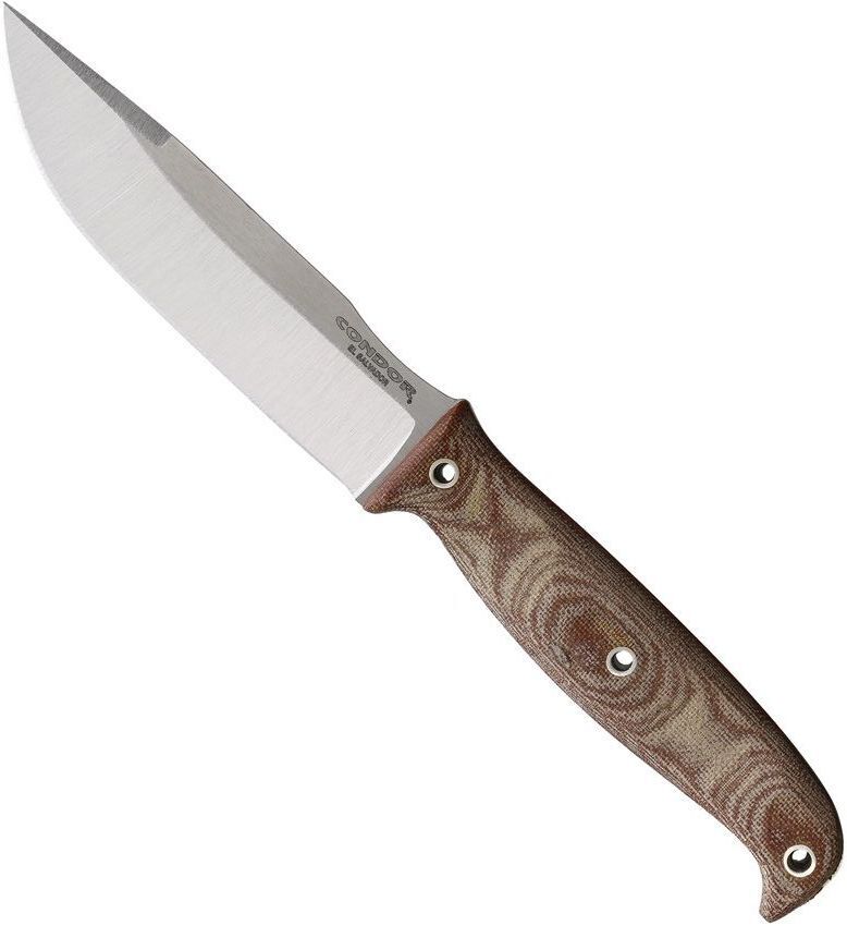 Condor Tool & Knife Prius Knife CTK2848-4.6-4C 440C Blade Micarta w/Sheath