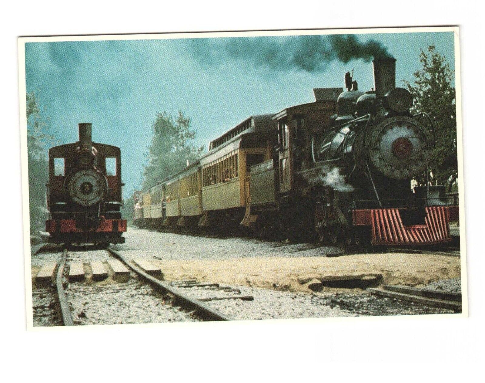 The Huckleberry Railroad, Flint, Michigan, The Collector\'s Series VTG Postcard