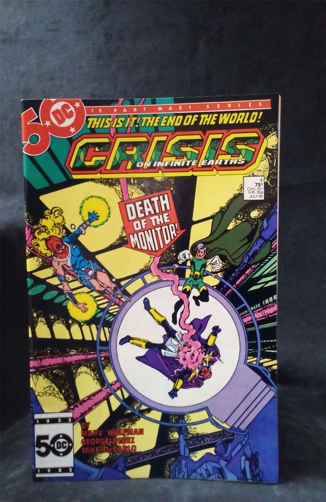 Crisis on Infinite Earths #4 1985 DC Comics Comic Book 