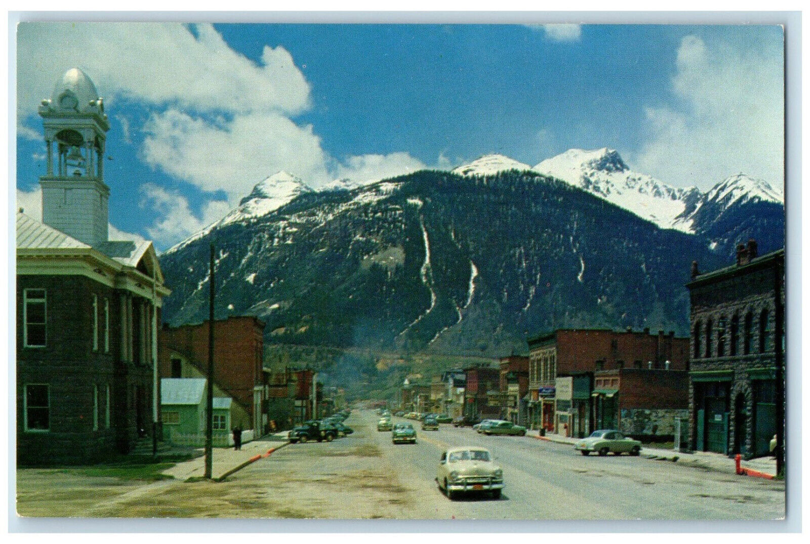 c1950's The Main Street of Silverton Colorado CO Unposted Vintage Postcard