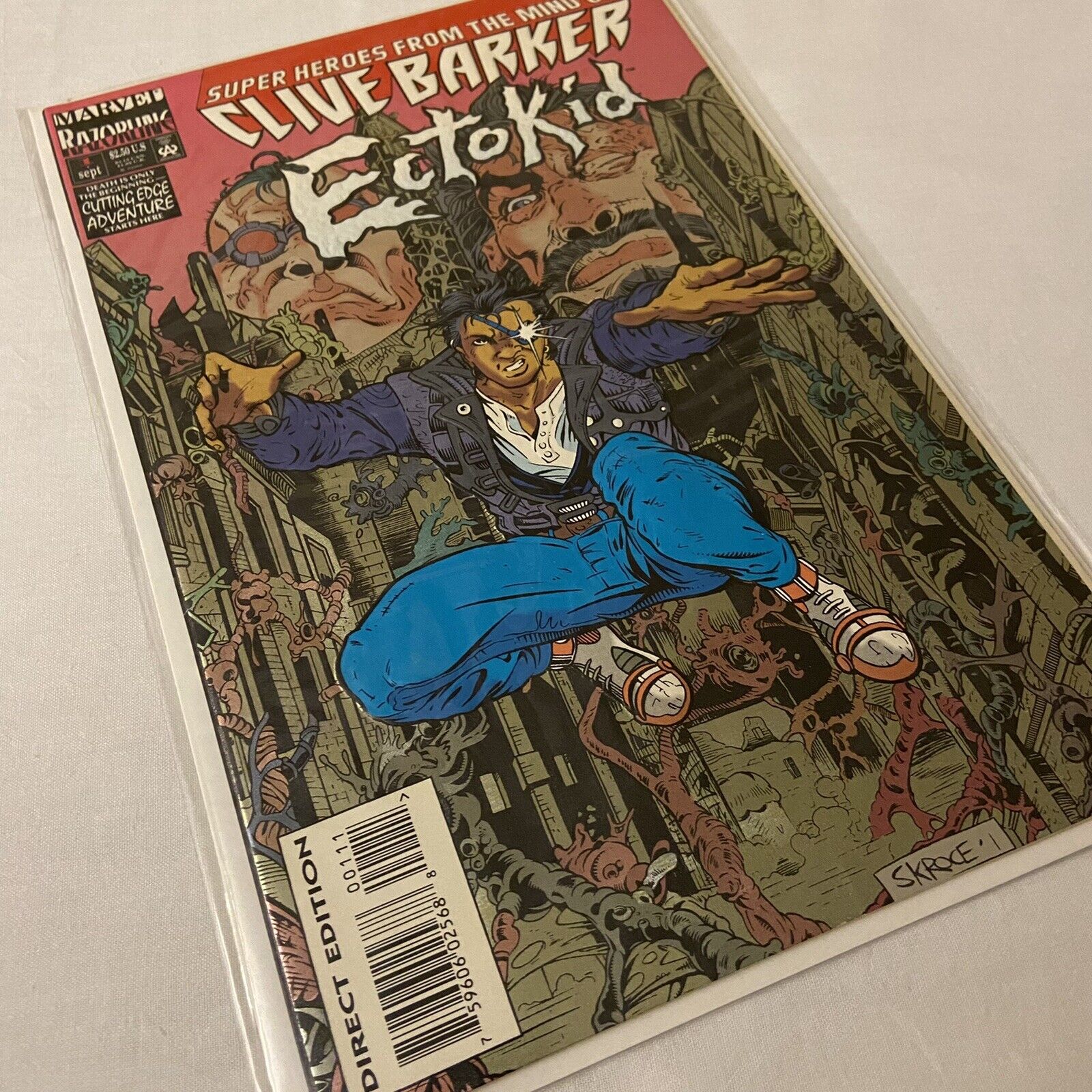 🔥 Clive Barkers Ectokid #1 🔥 Prismatic Foil Embossed Cover Marvel Razorline 