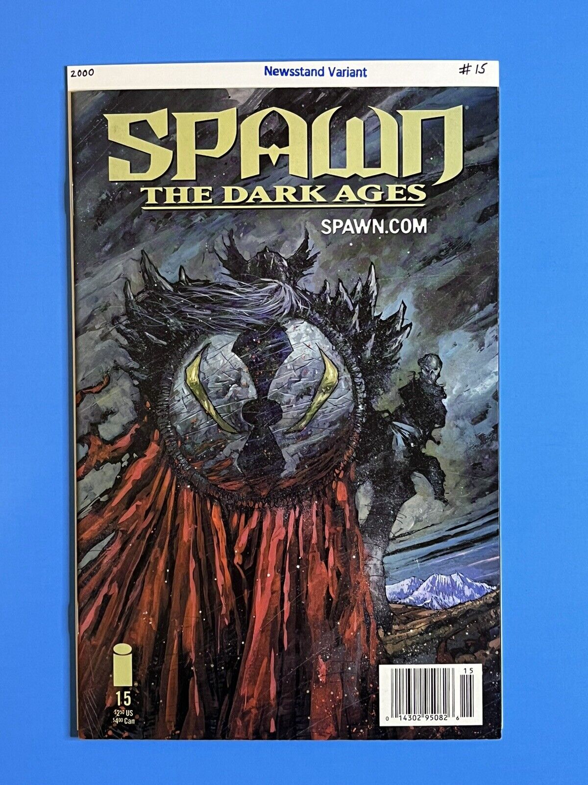 Spawn the Dark Ages #15  Newsstand 1:100 variant Image Comic Book  2000