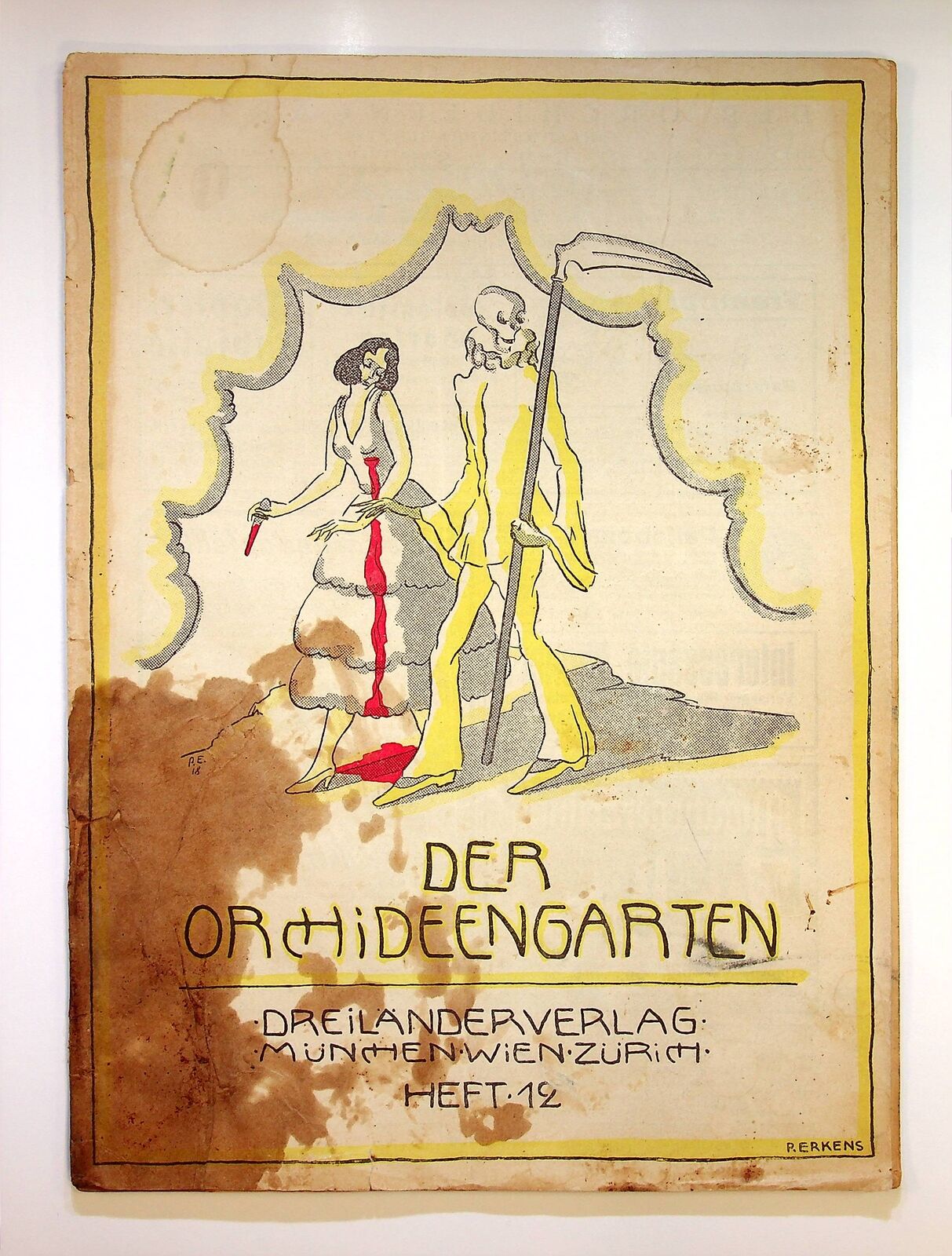 Der Orchideengarten The Orchids Garden 1919, #12 GD- 1.8
