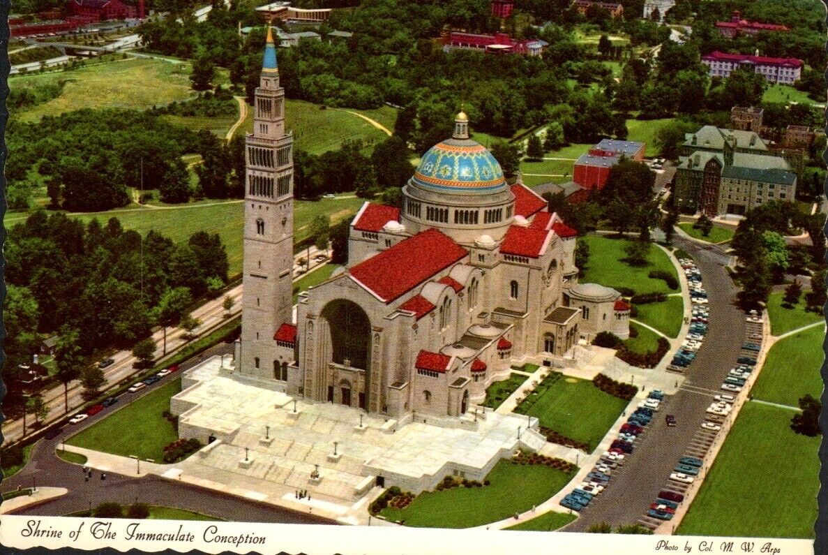 Postcard Shrine of The Immaculate Conception Washington DC