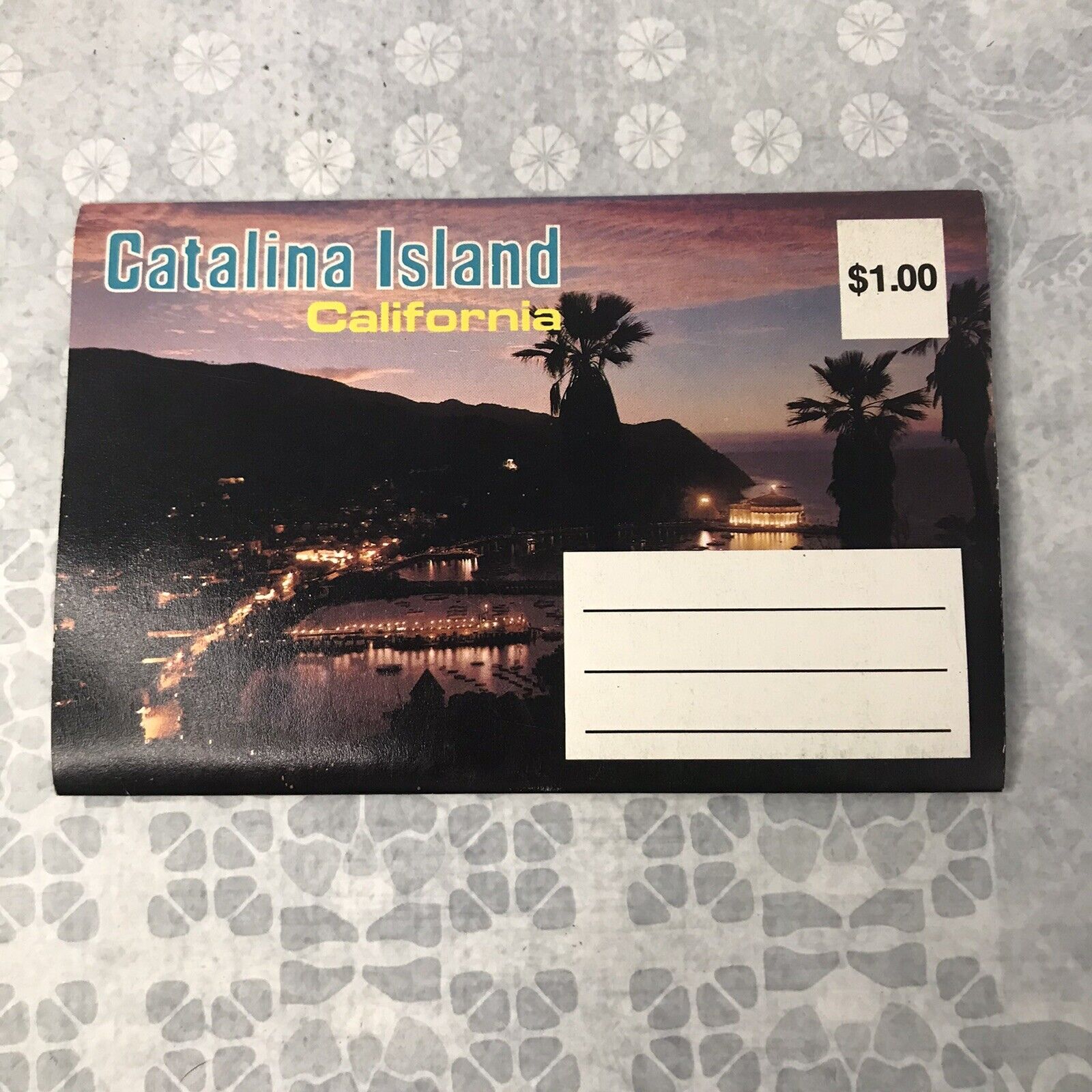 Vintage 1970\'s Fold-Out Postcard View Book CATALINA ISLAND California Unposted