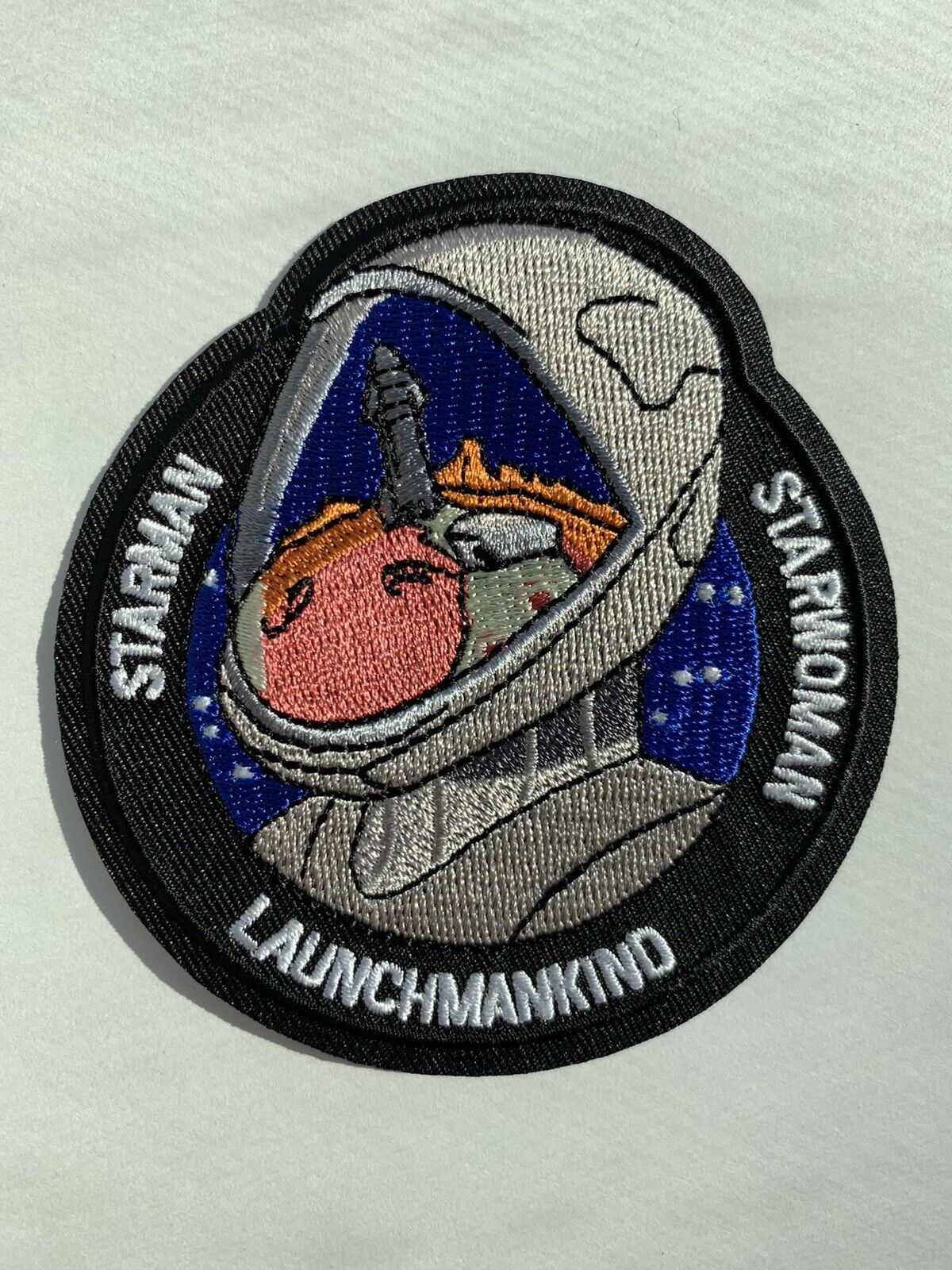 SpaceX Starwoman and Starman To Mars BFR DRAGON NASA 2024 3.5” Mission PATCH