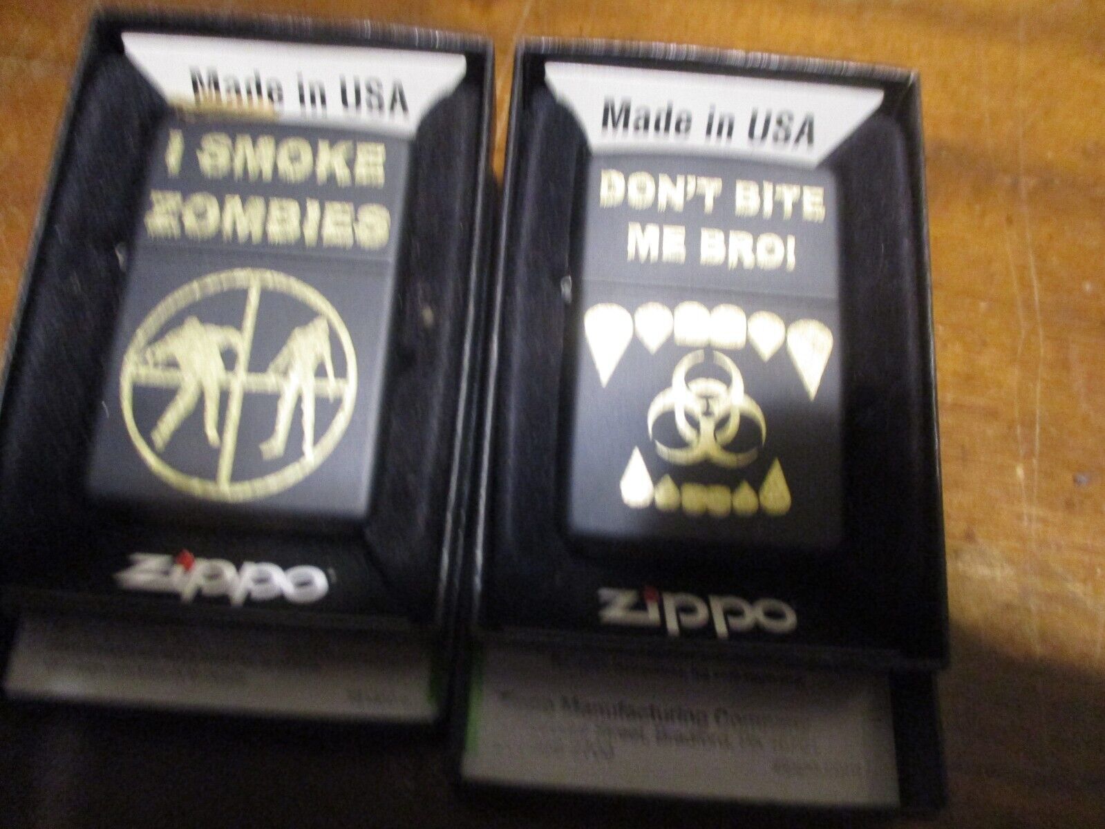 2 new zippo lighters