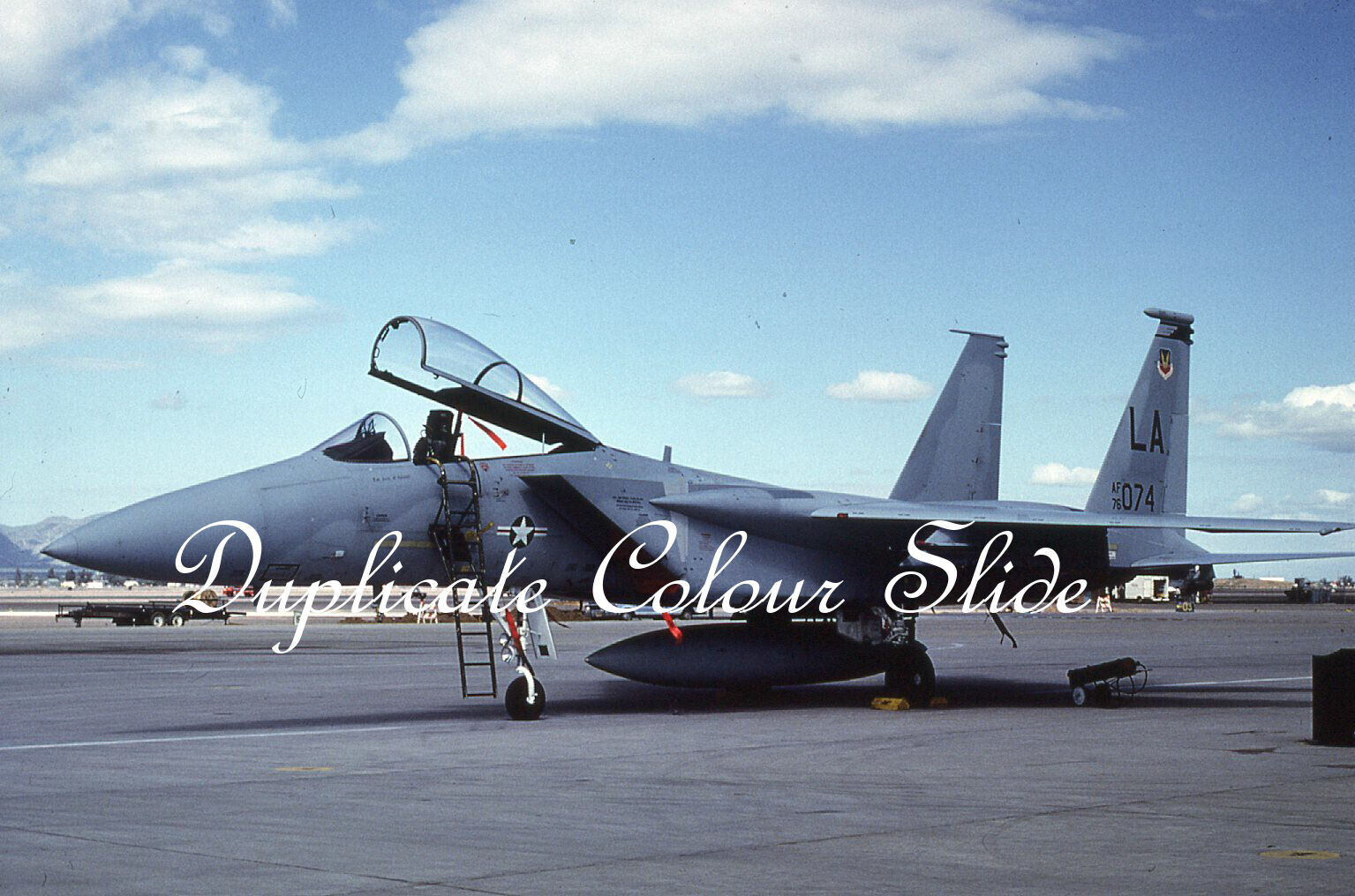 USAF F-15A Eagle 76-0074, Luke 1978, Dup Colour Slide, Aviation Aircraft