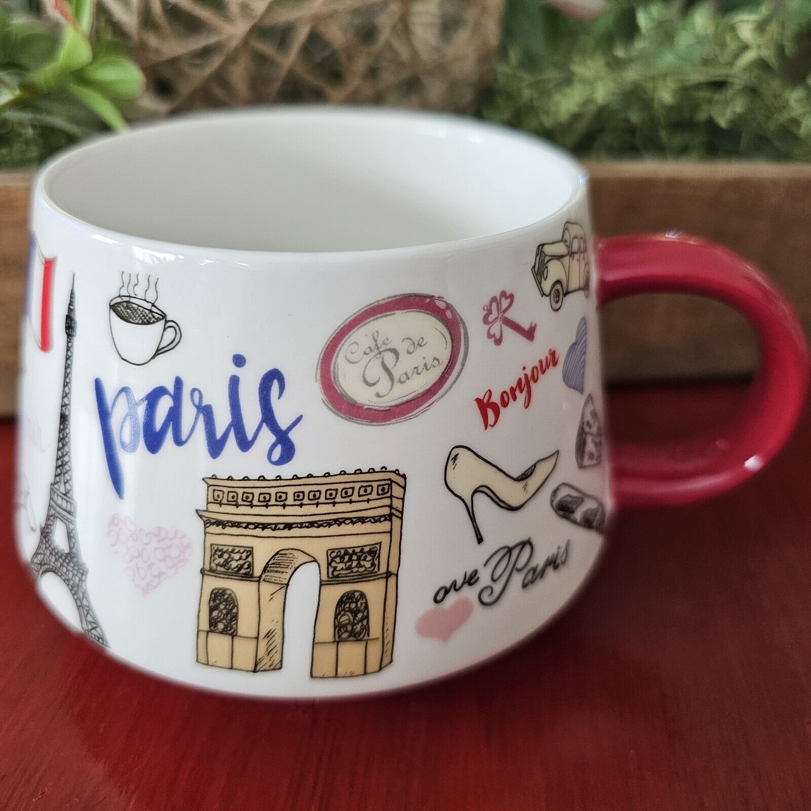 Grace Teaware Paris France Mug Coffee Tea Cup Porcelain Vacation Tour Sightsee