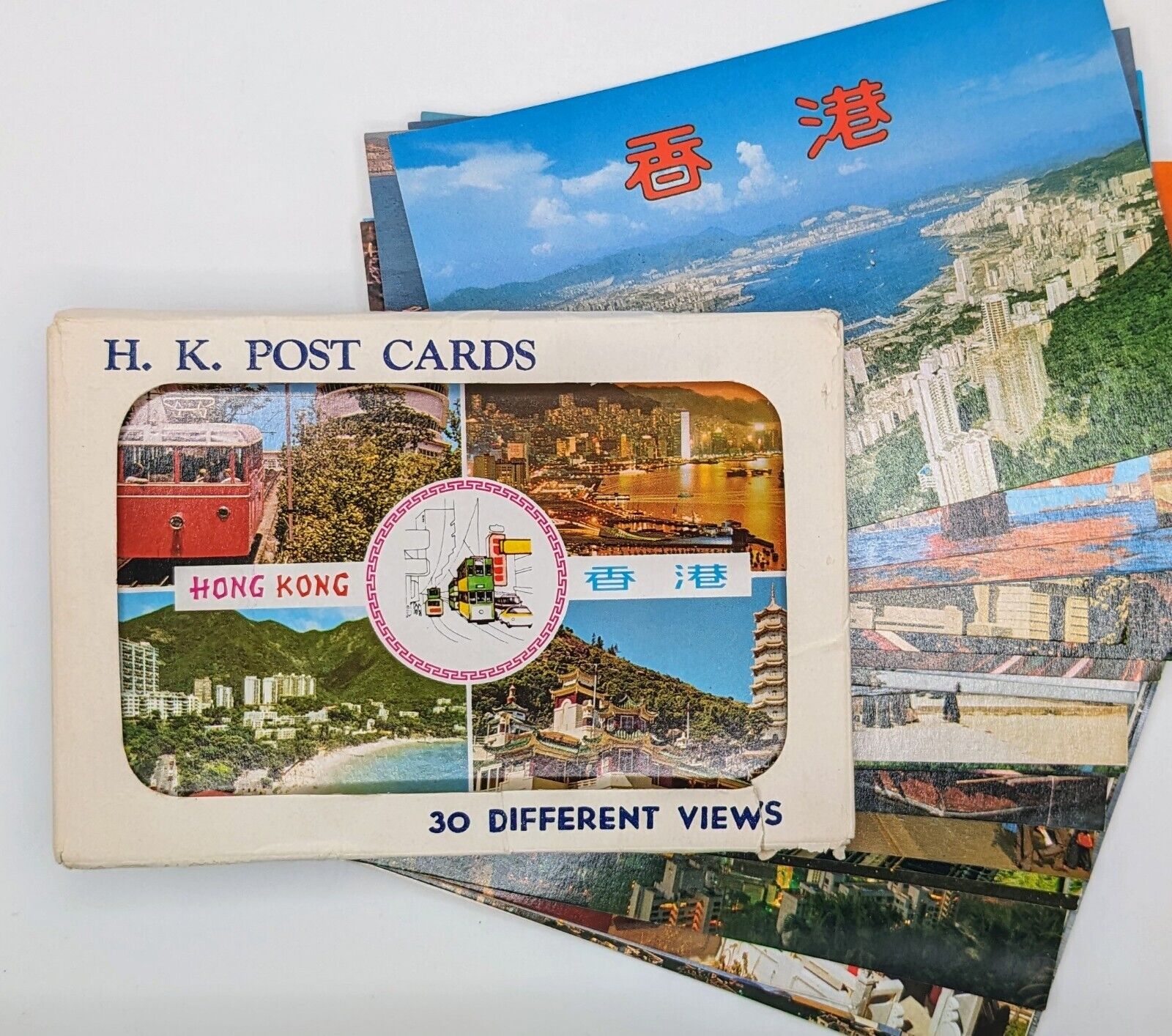 Vintage 1980\'s Hong Kong Postcards Pack Of 30 BRAND NEW AND UNUSED