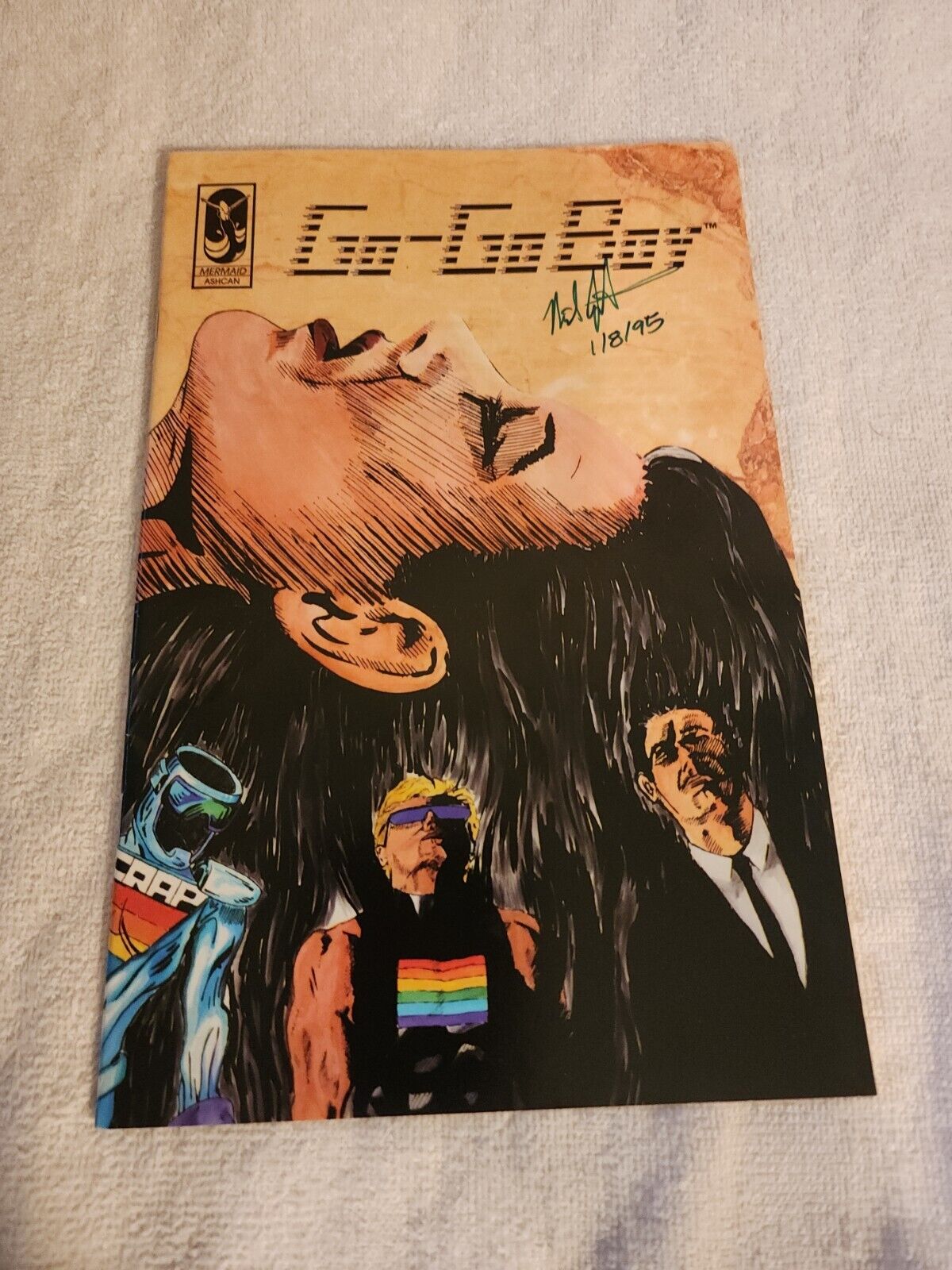 Go - Go Boy Ashcan. First Printing. Autographed. Printed In Canada - Comic Book