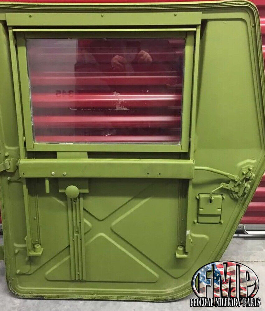 4 Clear M998 pc 5/8” original Military Humvee X-door Replacement Windows