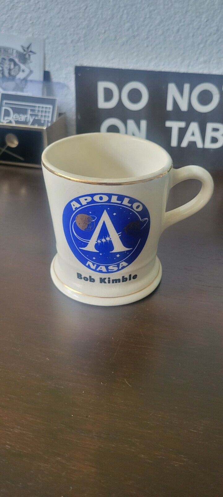 Apollo Mission Team Member Coffee Mug - Bob Kimble  NASA IBM