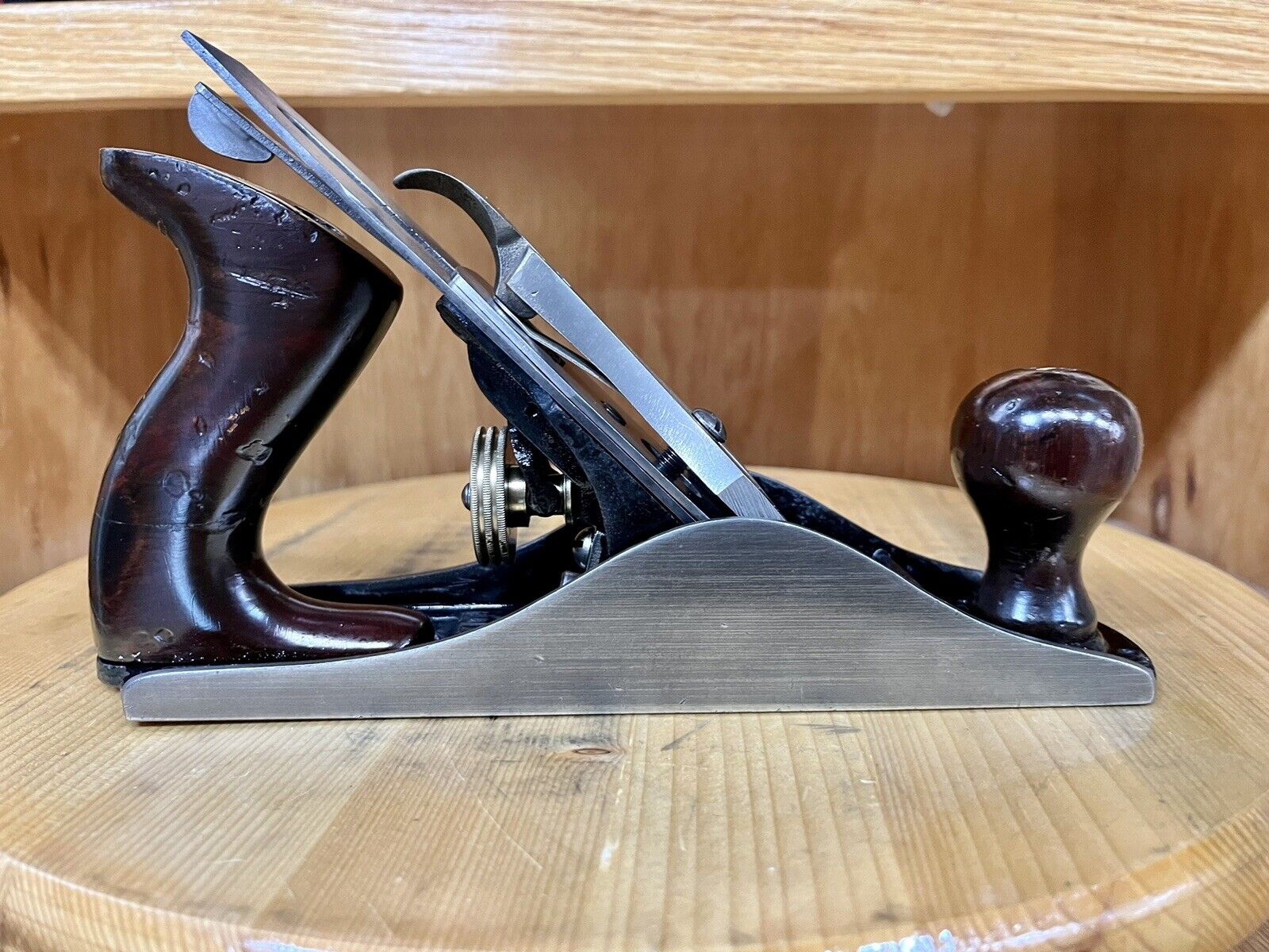 Vintage Pristine Stanley Bailey No 4 Plane Rosewood Beauty Sharpened, Shop Ready