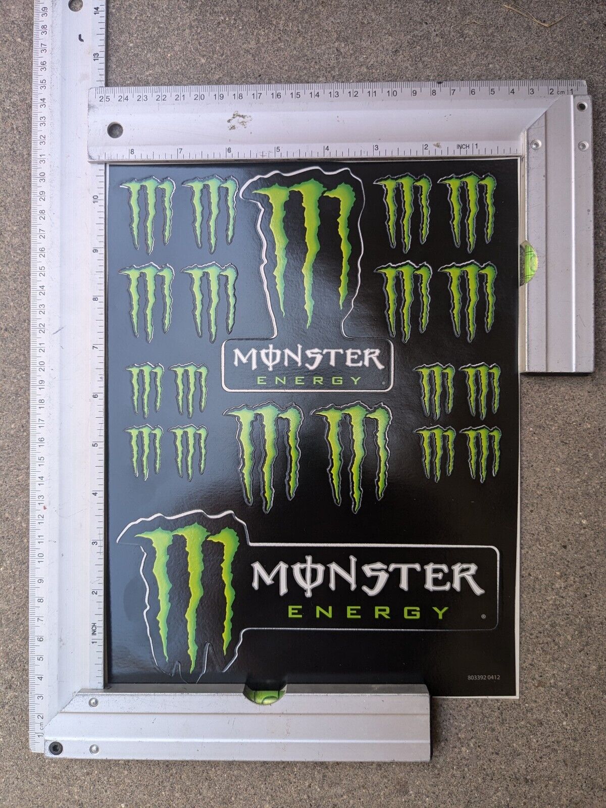 RARE Monster Energy Sticker Decal Lot NEW - Rare Sheet of 20