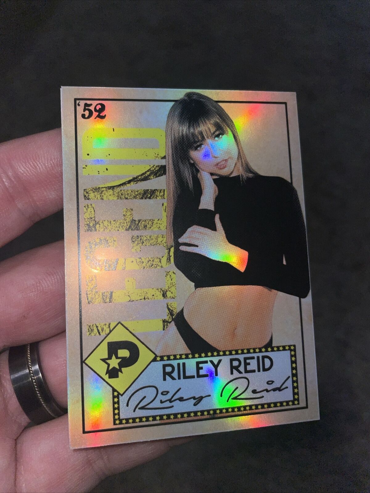 Riley Reid Legend REFRACTOR HOLO Custom Art Card Limited By MPRINTS