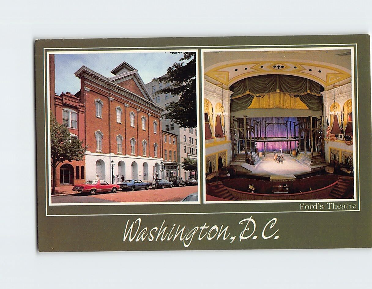 Postcard Ford\'s Theatre Washington DC USA