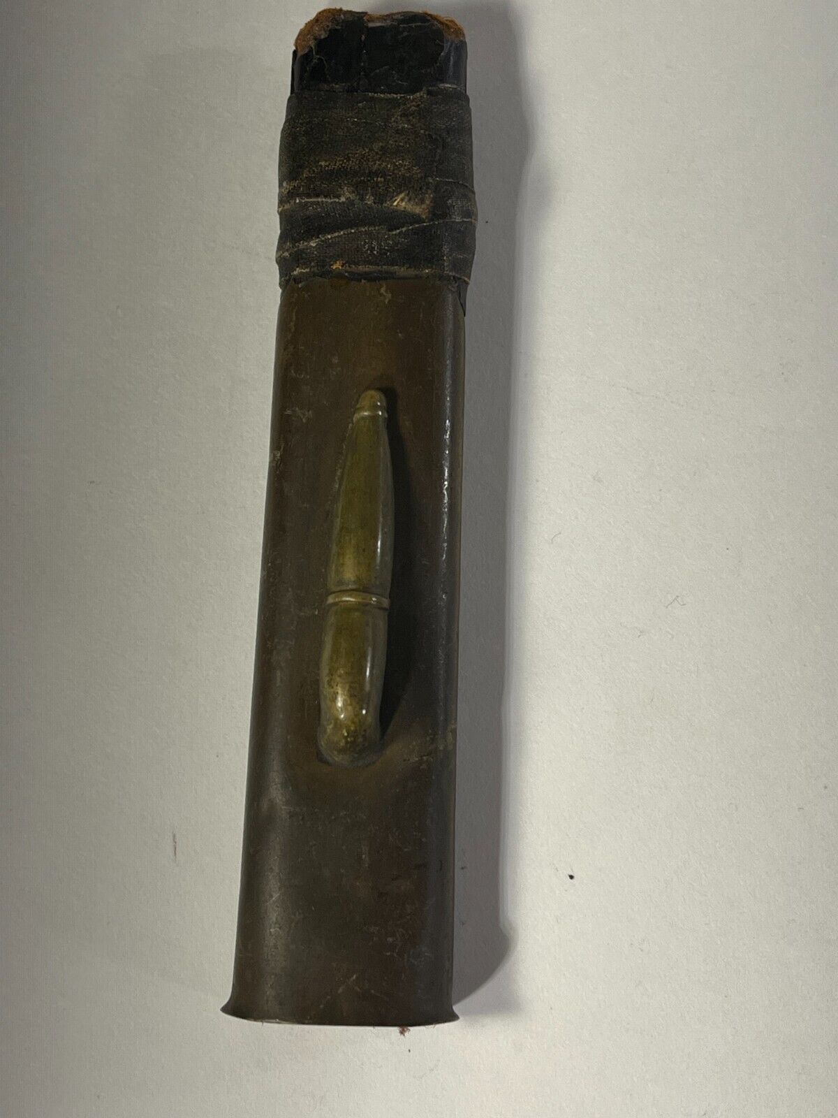 Vintage 1840 NCO Musician Scabbard Hook Sheath Cover Bayonet Sword Brass Bronze