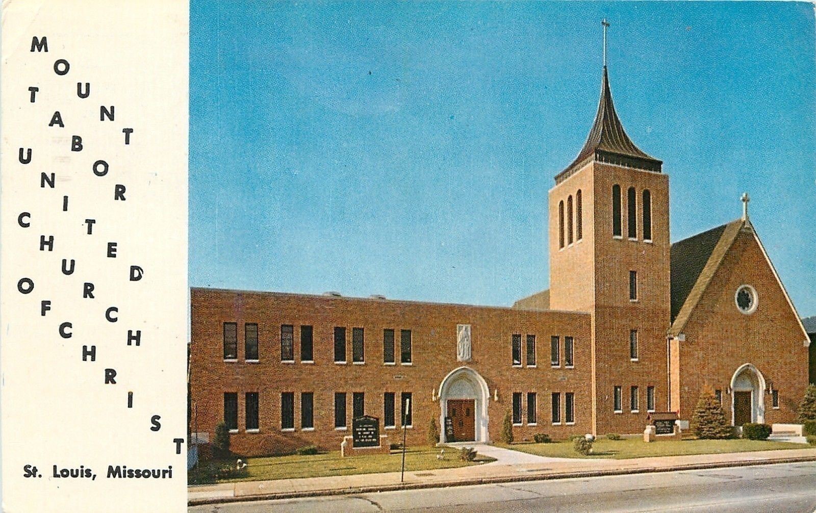 St Louis Missouri~Mount Tabor United Church Of Christ is Our Church~1962 PC