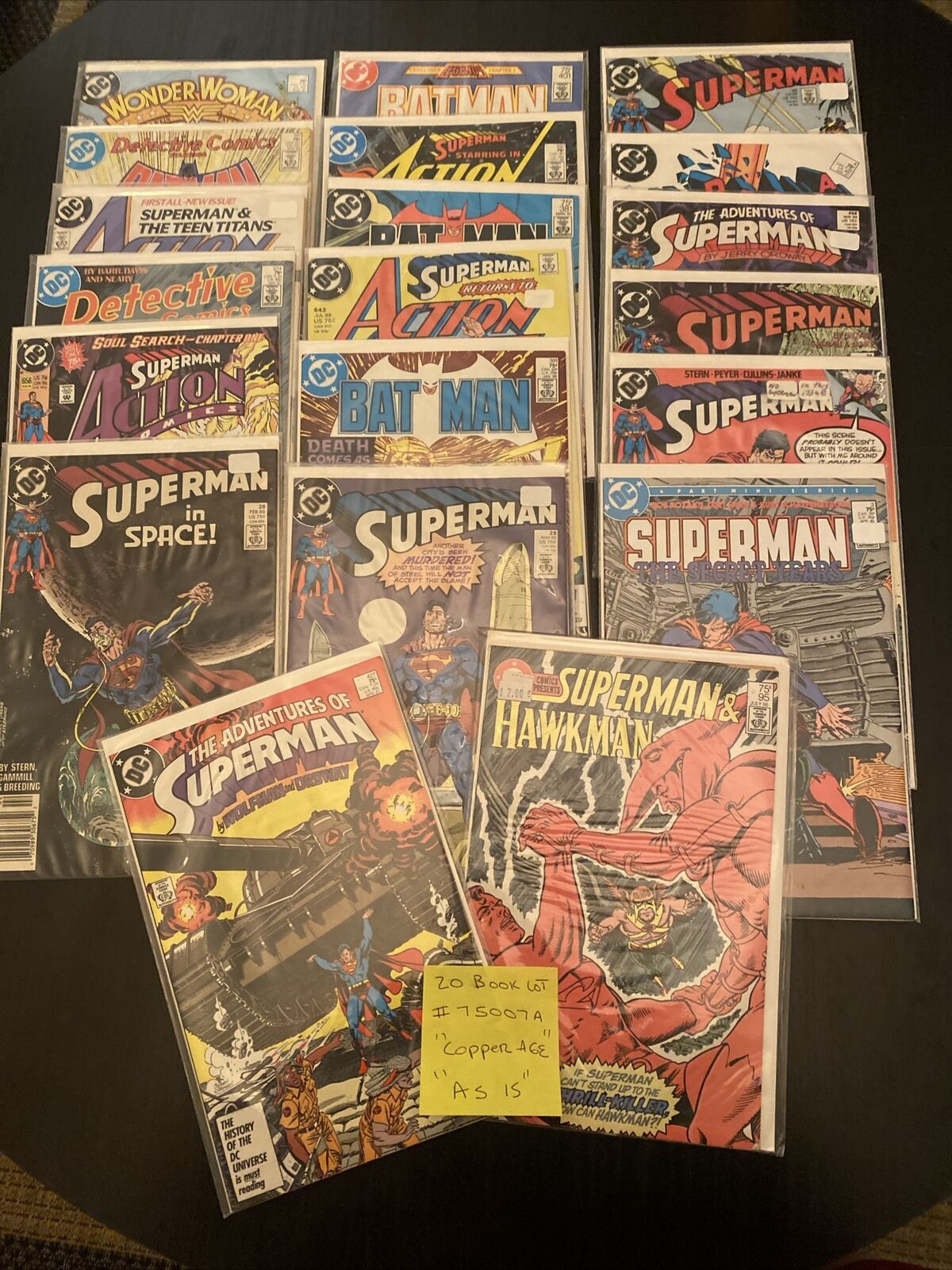 DC Comics Vintage 75c / 20 Book Lot. Various Titles. **Copper Age** Lot# 75007A