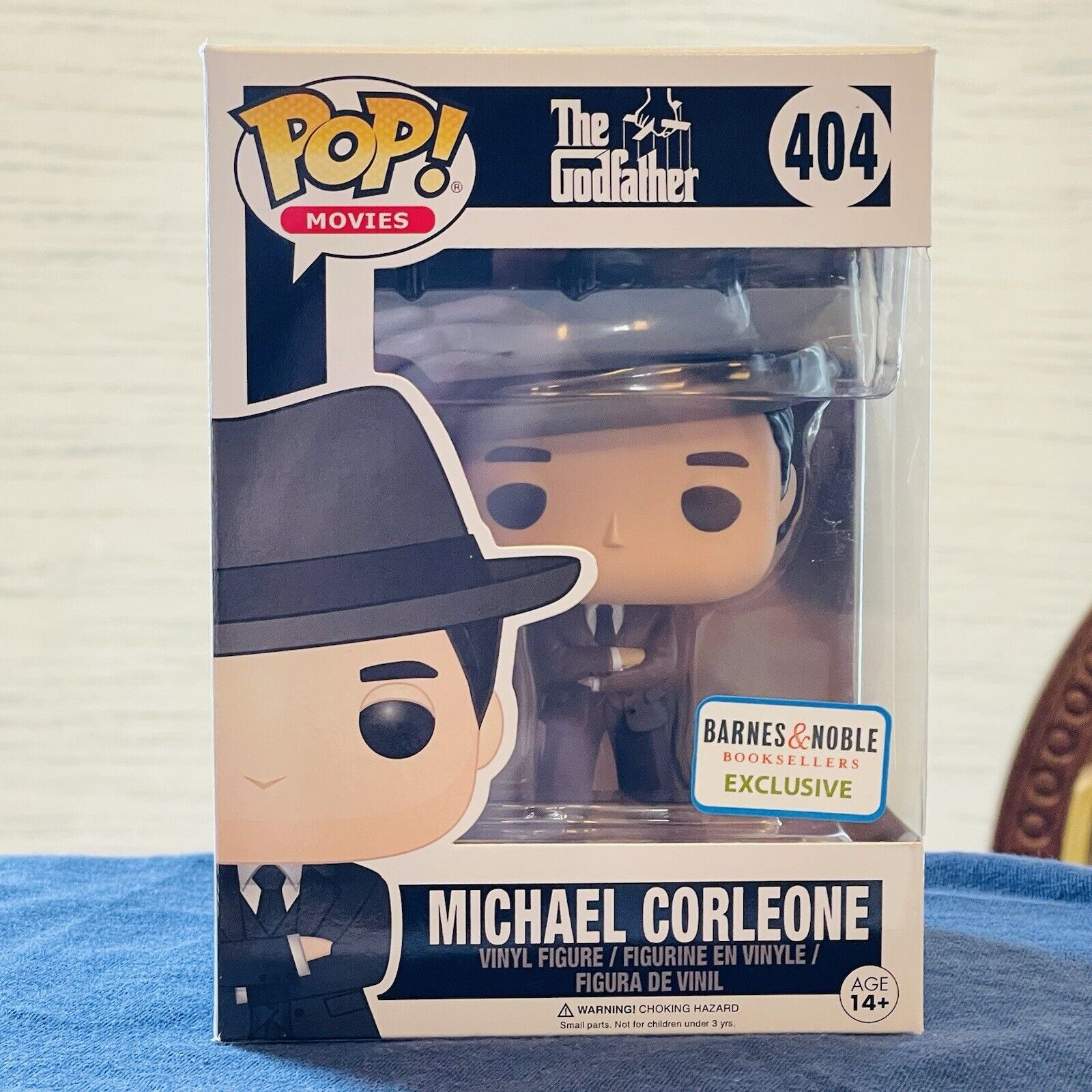 Funko POP #404 The Godfather MICHAEL CORLEONE w/ HAT + Protector BARNES NOBLE