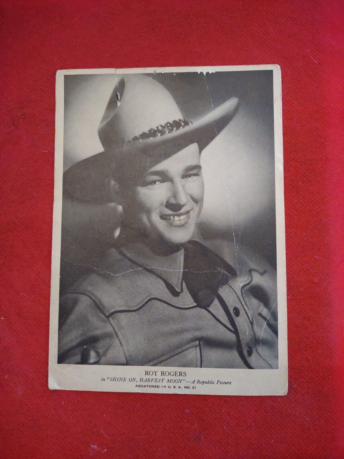 Roy Rogers 5x7 Photo 1939 Western Movie Star