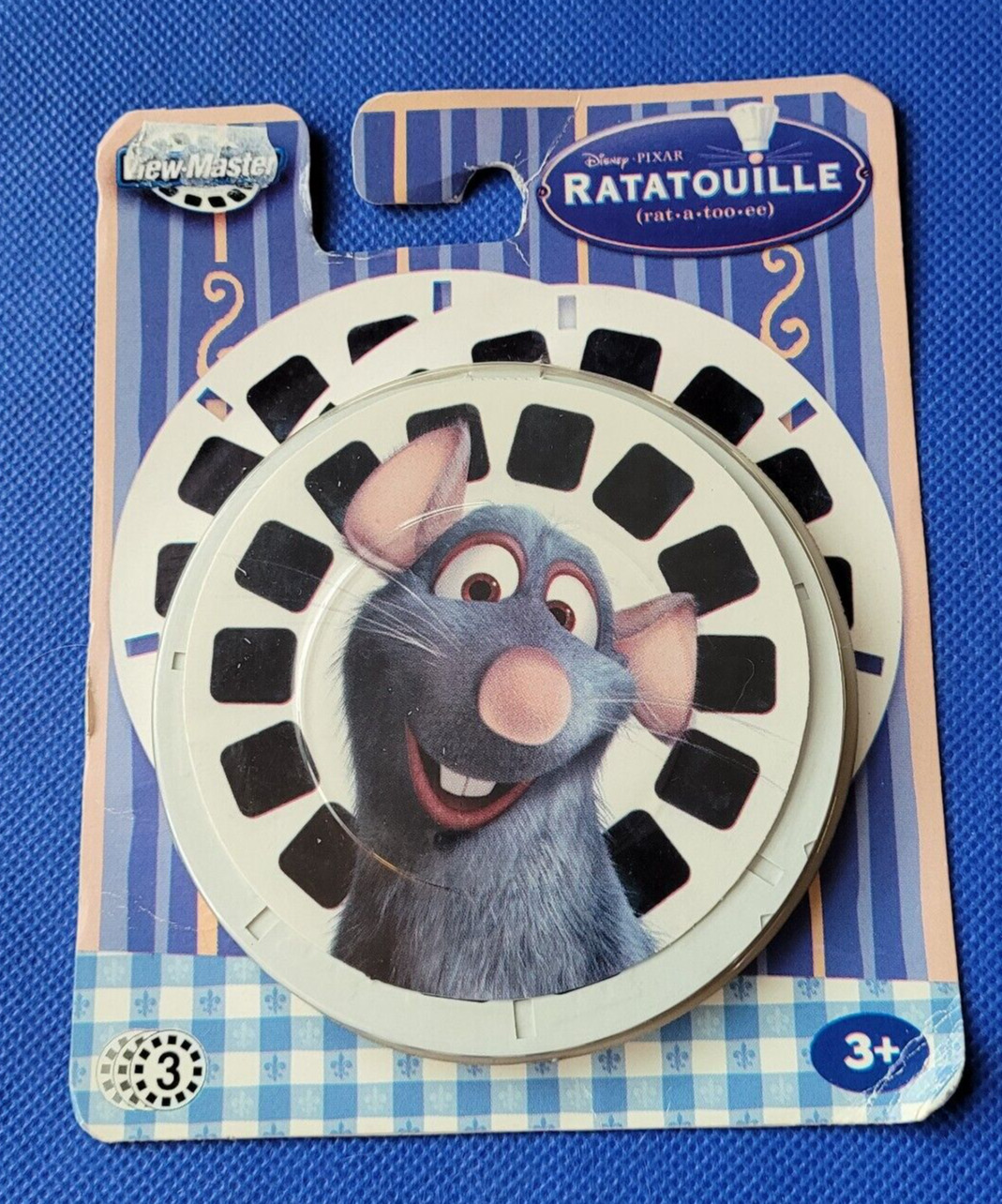 SEALED RARE Disney Disney's Pixar Ratatouille The Rat Chef view-master 3 Reels